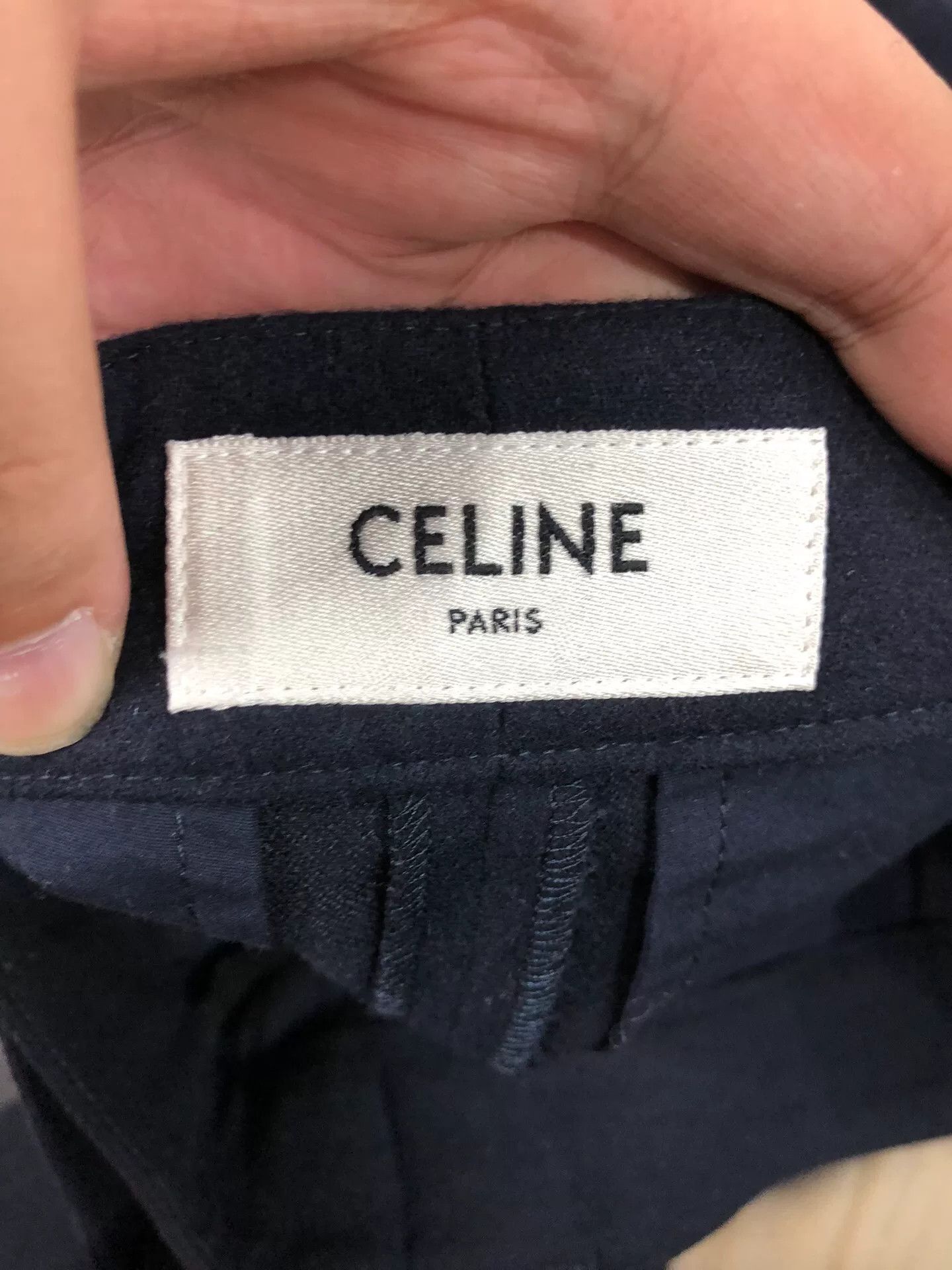 Celine Celine Navy Blue Hooded Jacket and Pants Set Size S / US 4 / IT 40 - 6 Thumbnail