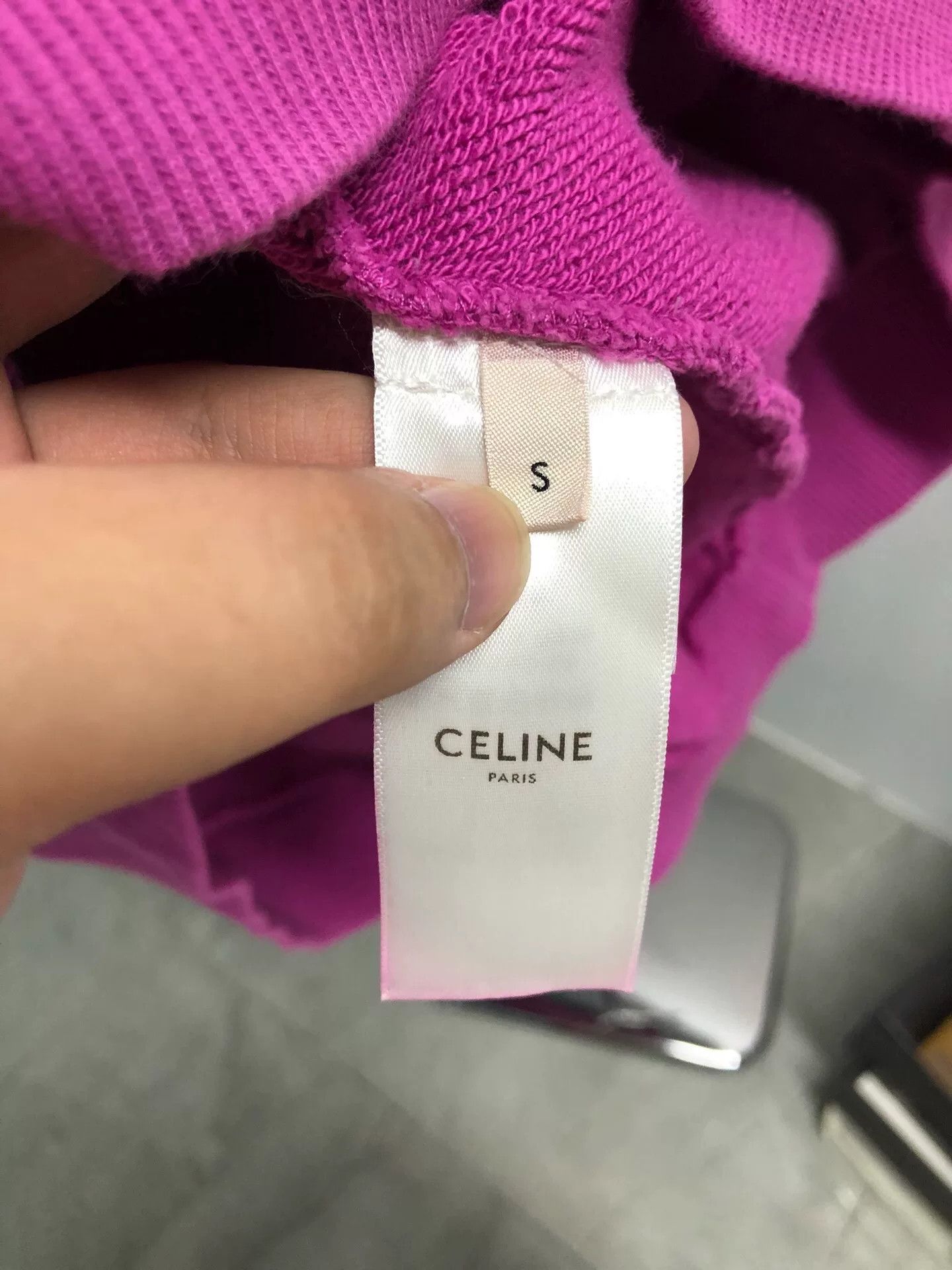 Celine celine men's oversized hoodie with logo Size US S / EU 44-46 / 1 - 4 Thumbnail