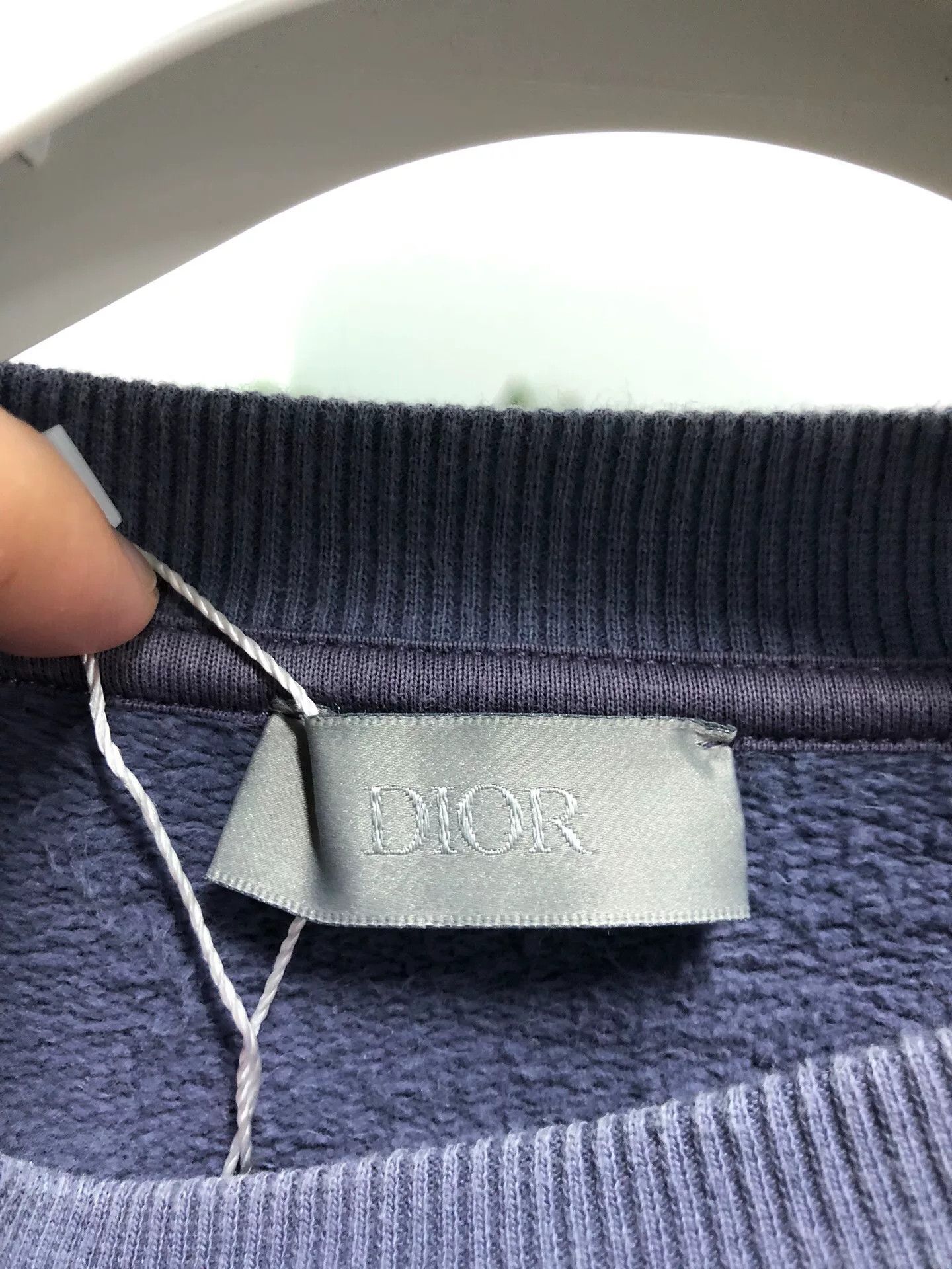 Dior dior cd logo long sleeve sweatshirt lavender Size US M / EU 48-50 / 2 - 3 Thumbnail