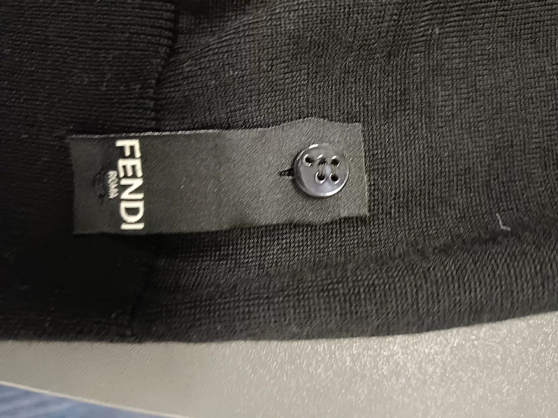 Fendi Fendi Classic Logo Crewneck Sweatshirt Black Size US L / EU 52-54 / 3 - 3 Thumbnail