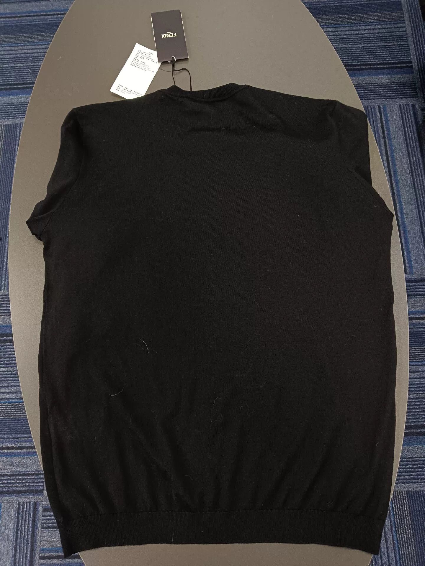 Fendi Fendi Classic Logo Crewneck Sweatshirt Black Size US L / EU 52-54 / 3 - 4 Thumbnail