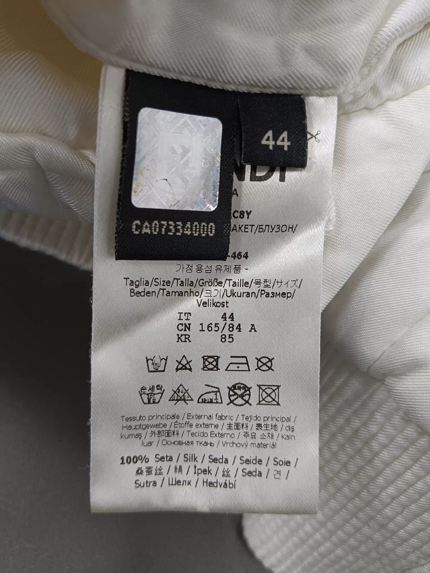 Fendi Fendi Comic Style Jacket in White Size L / US 10 / IT 46 - 5 Thumbnail