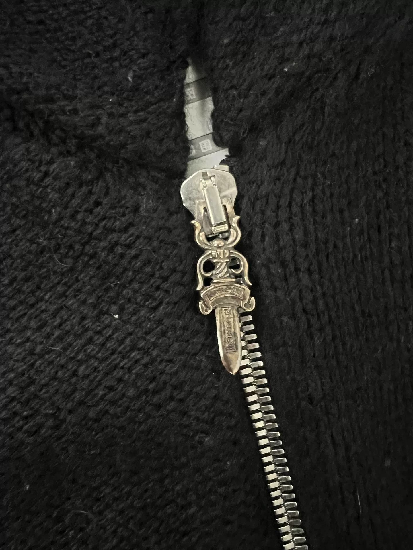 Chrome Hearts black chrome hearts long zip wool coat Size US XXL / EU 58 / 5 - 6 Thumbnail