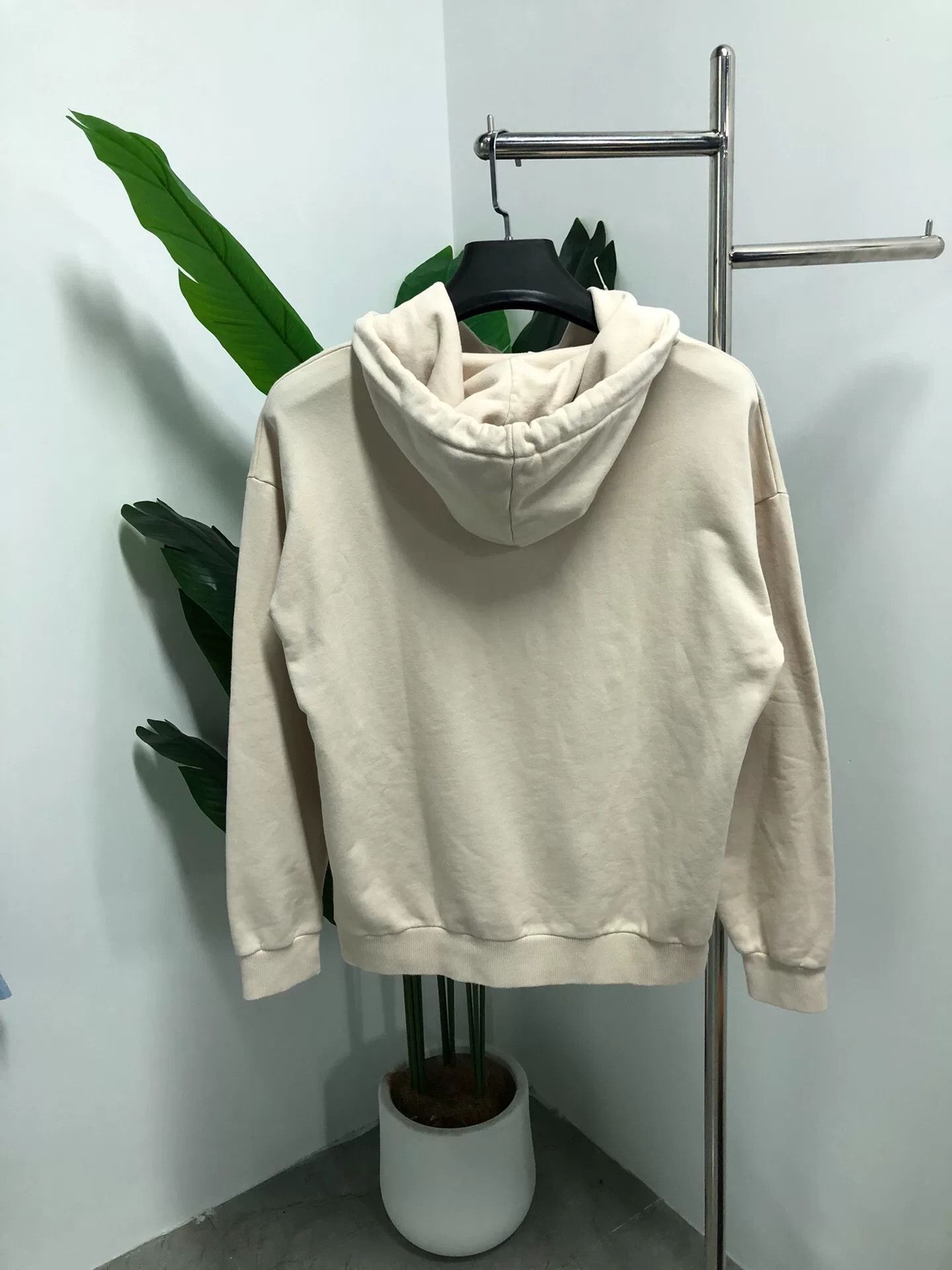Celine celine beige oversized hoodie for men Size US M / EU 48-50 / 2 - 2 Thumbnail