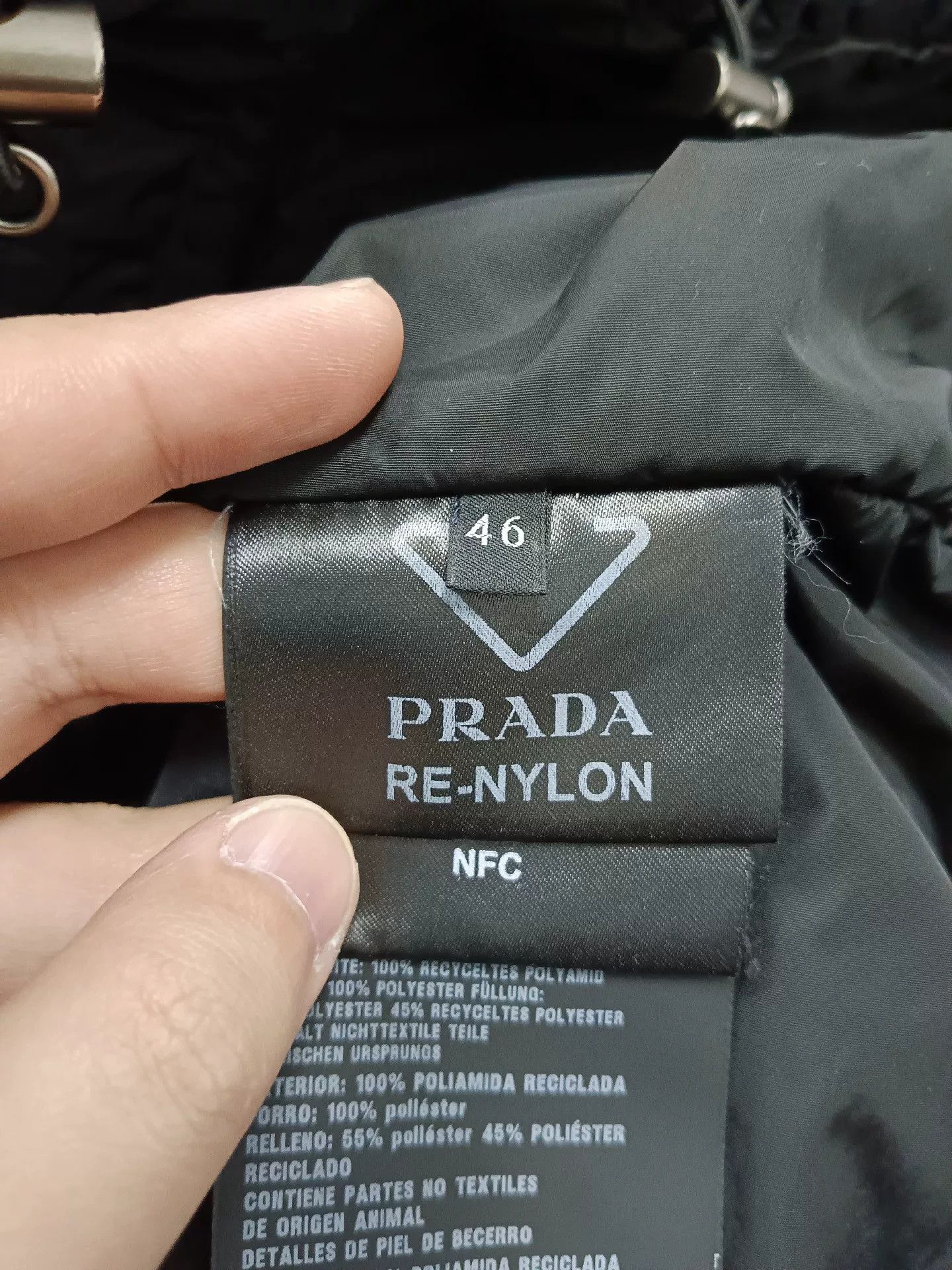 Prada Prada Classic Black Long Sleeve Jacket Size US L / EU 52-54 / 3 - 4 Thumbnail