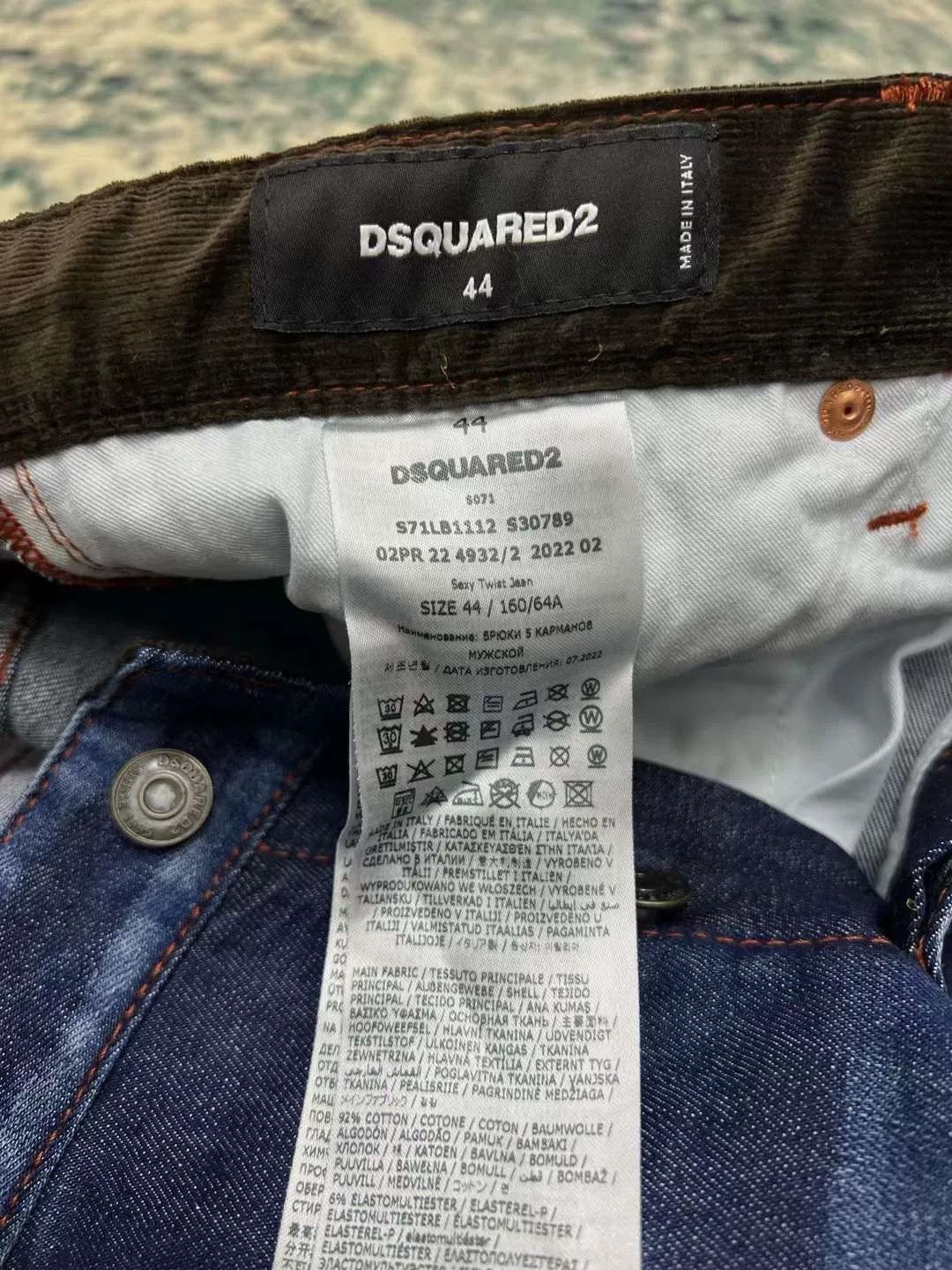 Dsquared2 sexy twist mid-rise skinny jeans Size 42" / US 20 - 9 Thumbnail
