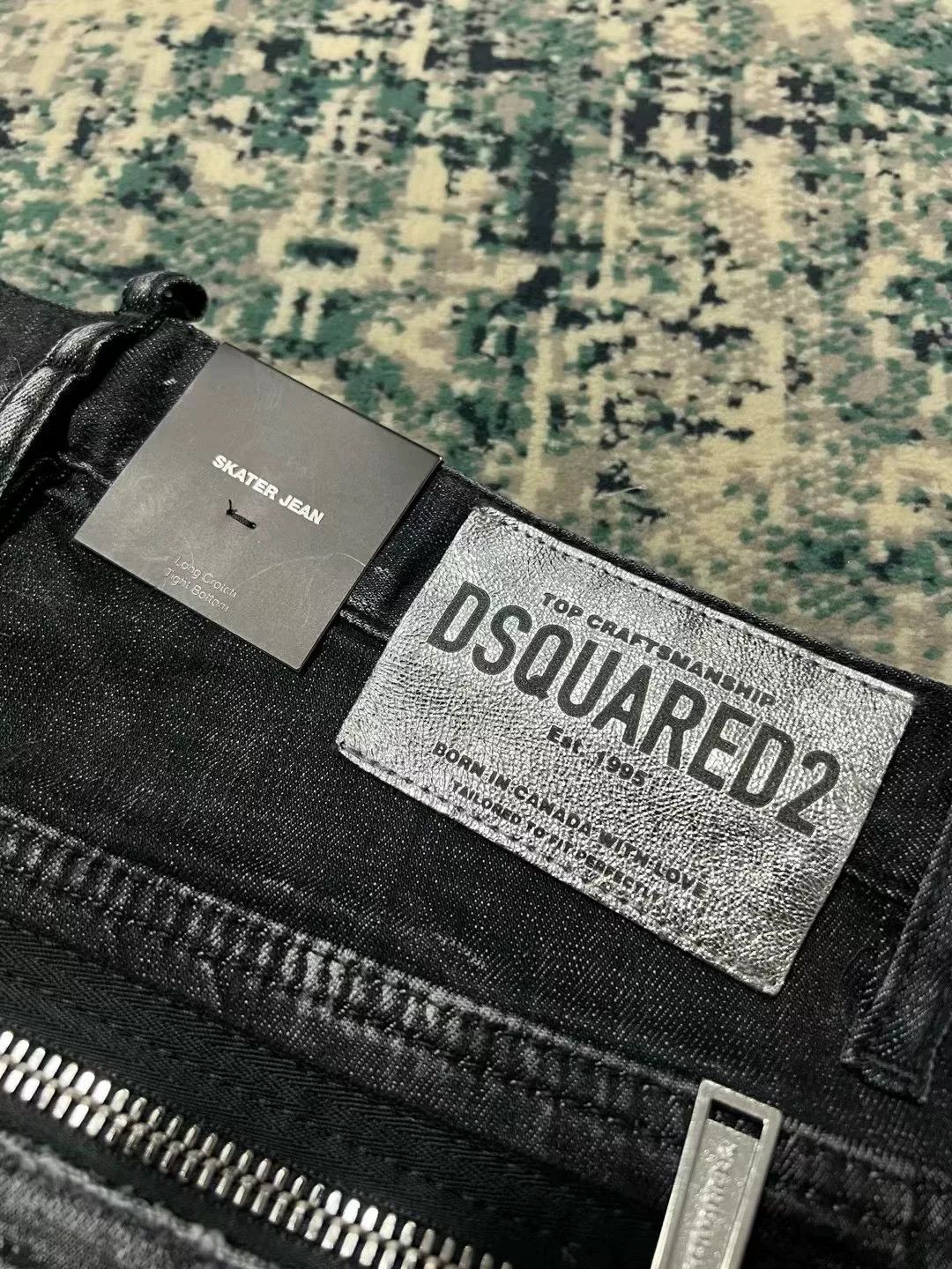 Dsquared2 dsquared2 black gray skinny jeans autumn winter Size US 30 / EU 46 - 7 Thumbnail