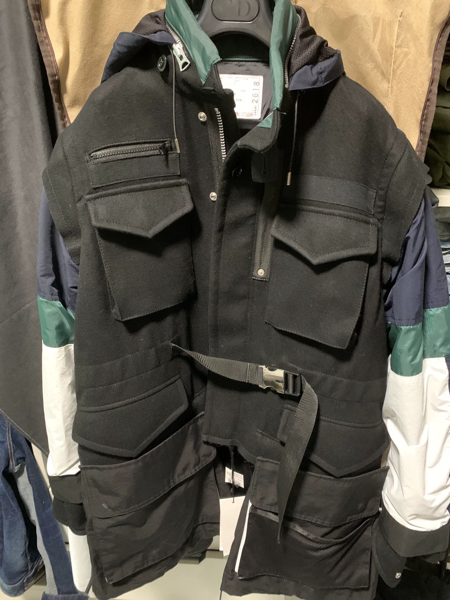 Sacai sacai autumn winter patchwork jacket Size US M / EU 48-50 / 2 - 2 Thumbnail