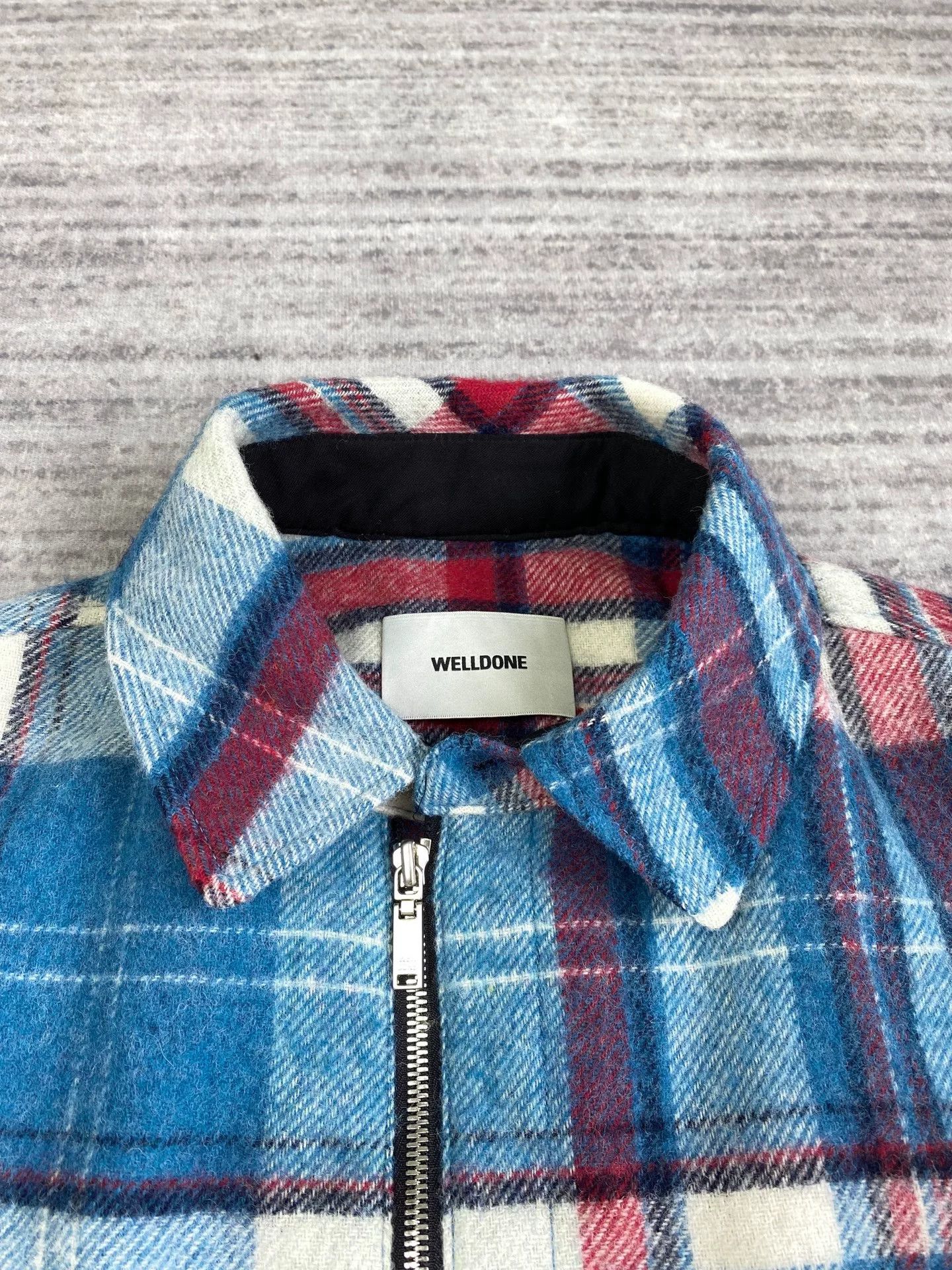 WE11DONE we11done plaid fleece half-zip jacket Size US M / EU 48-50 / 2 - 4 Thumbnail