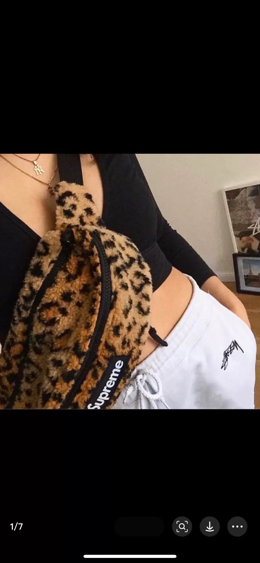 Supreme supreme leopard print plush waist bag Size ONE SIZE - 7 Thumbnail