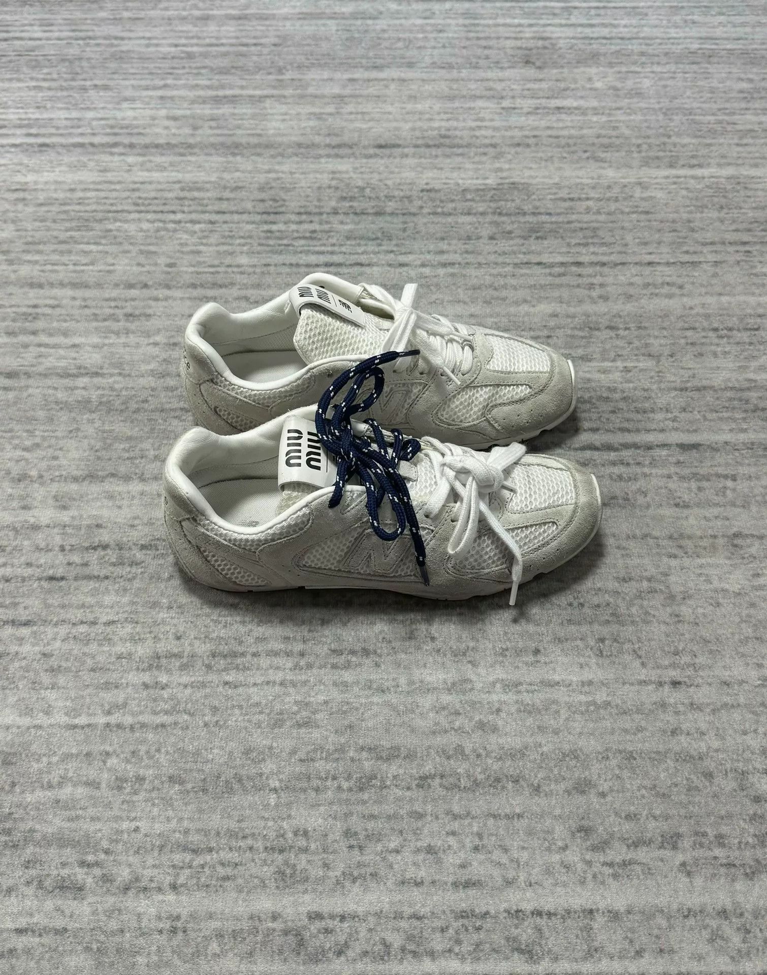 Miu Miu Miu Miu x NB530SL White Mesh Sneakers Size US 6 / IT 36 - 2 Thumbnail