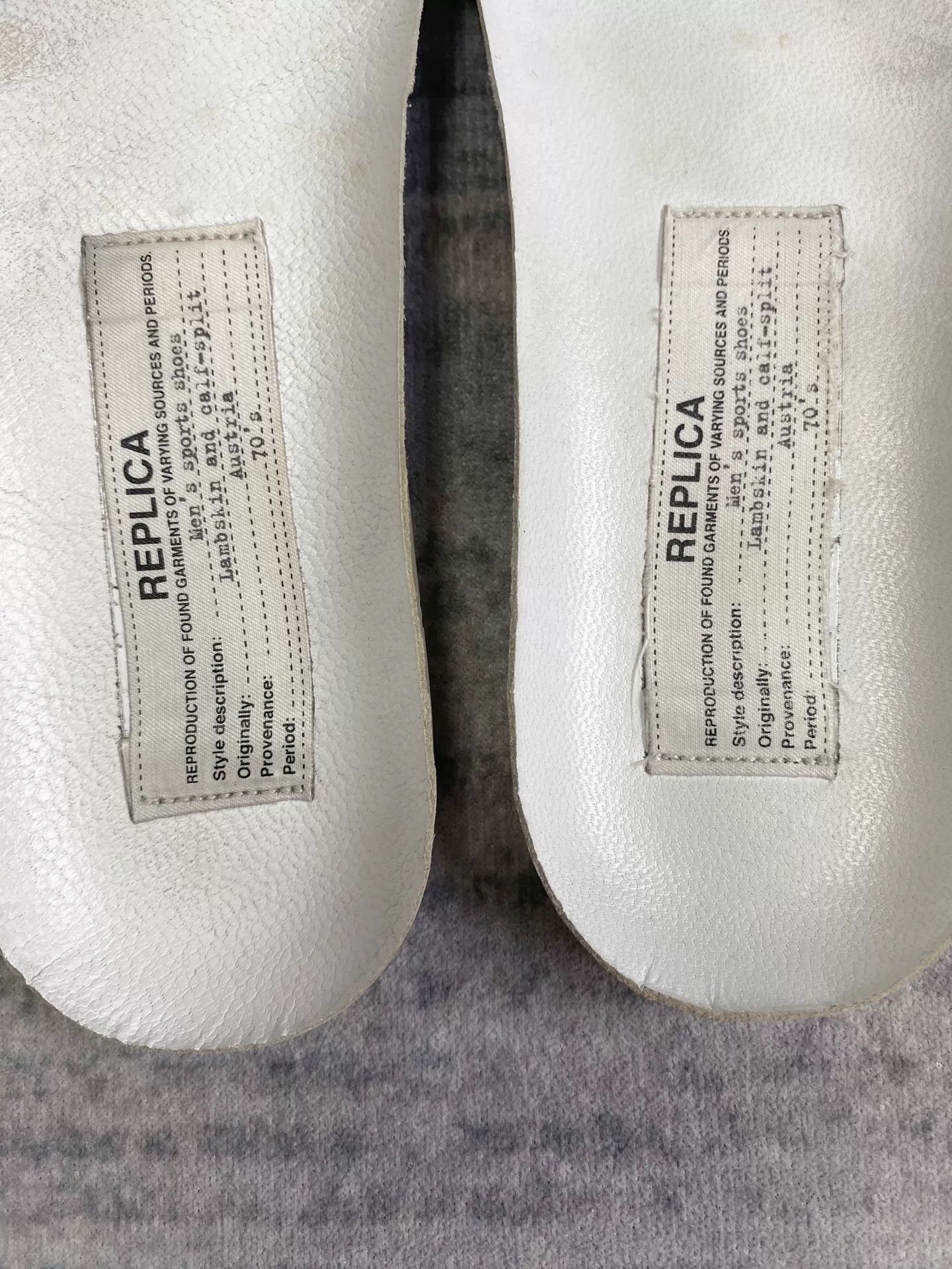 Maison Margiela Maison Margiela Beige Athletic Shoes Size 36.5 Size US 5.5 / EU 38 - 8 Thumbnail