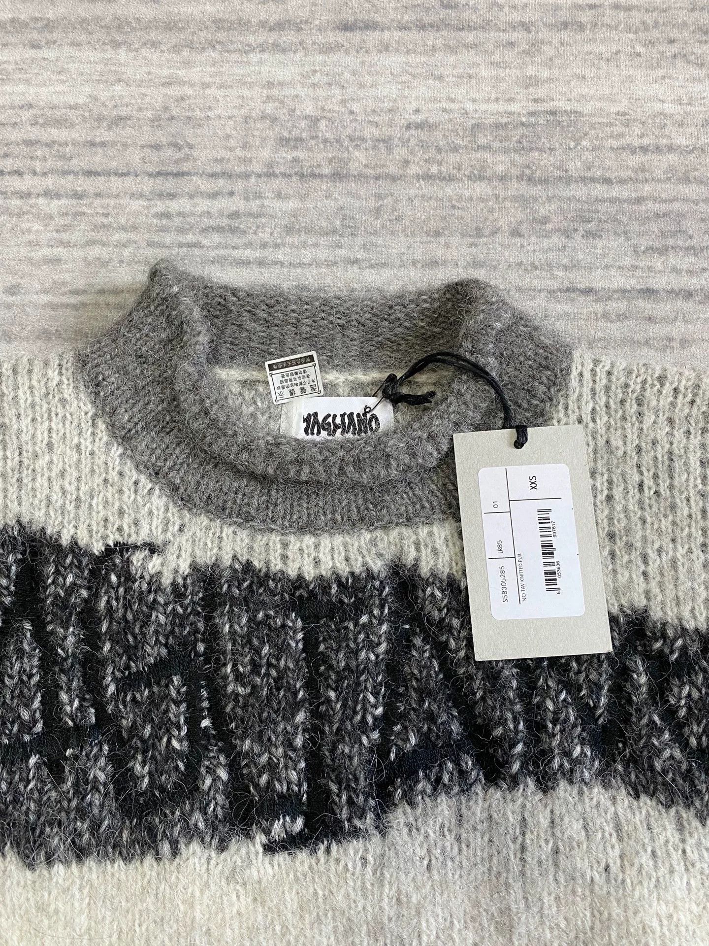 Magliano oversized gray knit sweater with sheep design Size XXS / US 00 / IT 34 - 4 Thumbnail