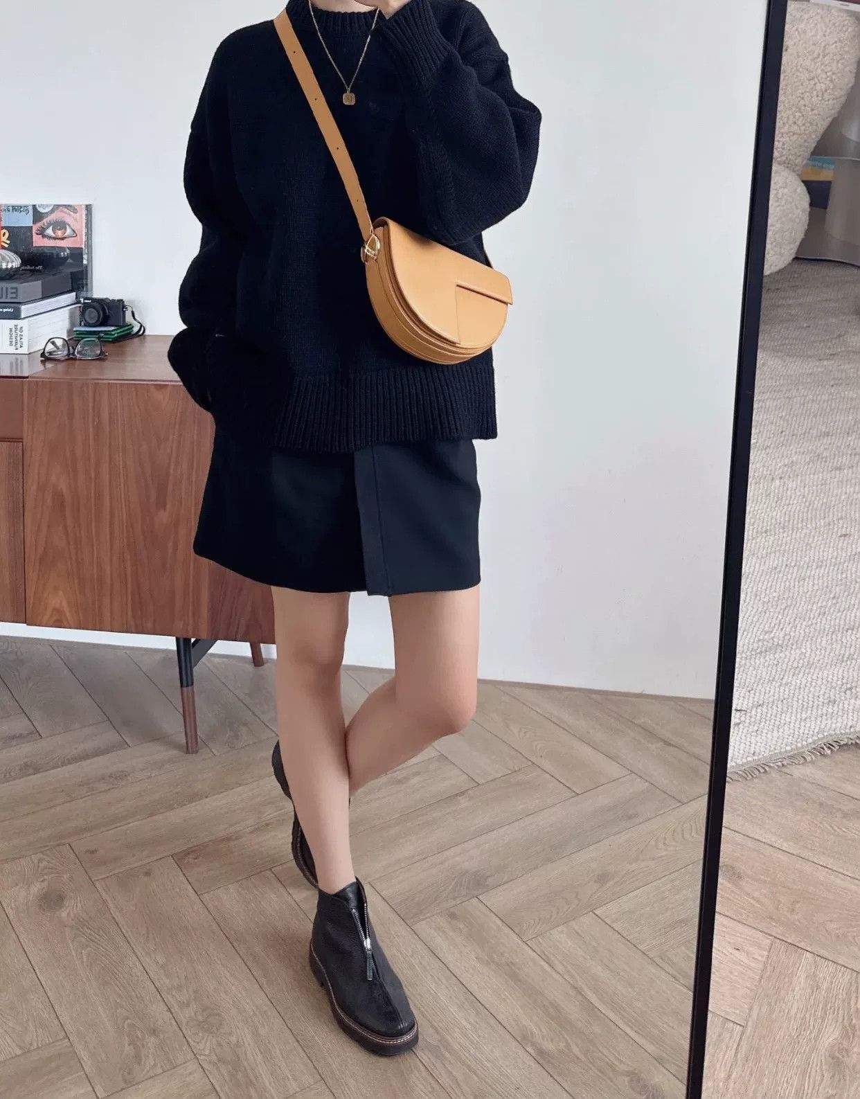 Lemaire black zipped ankle boots from Lemaire Size US 5.5 / EU 38 - 9 Thumbnail
