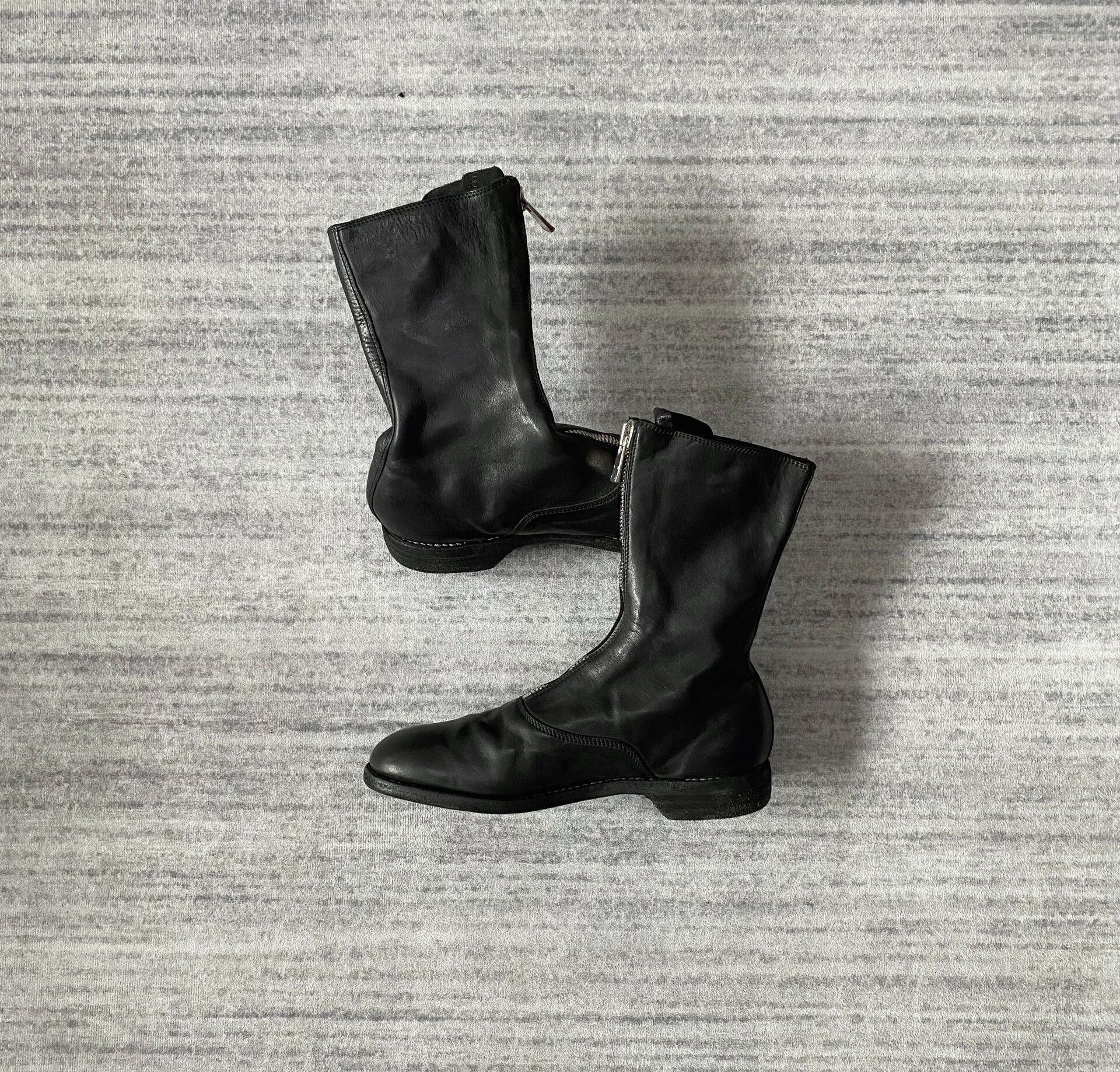 Guidi elegant black leather mid-calf boots Size US 6 / IT 36 - 4 Thumbnail
