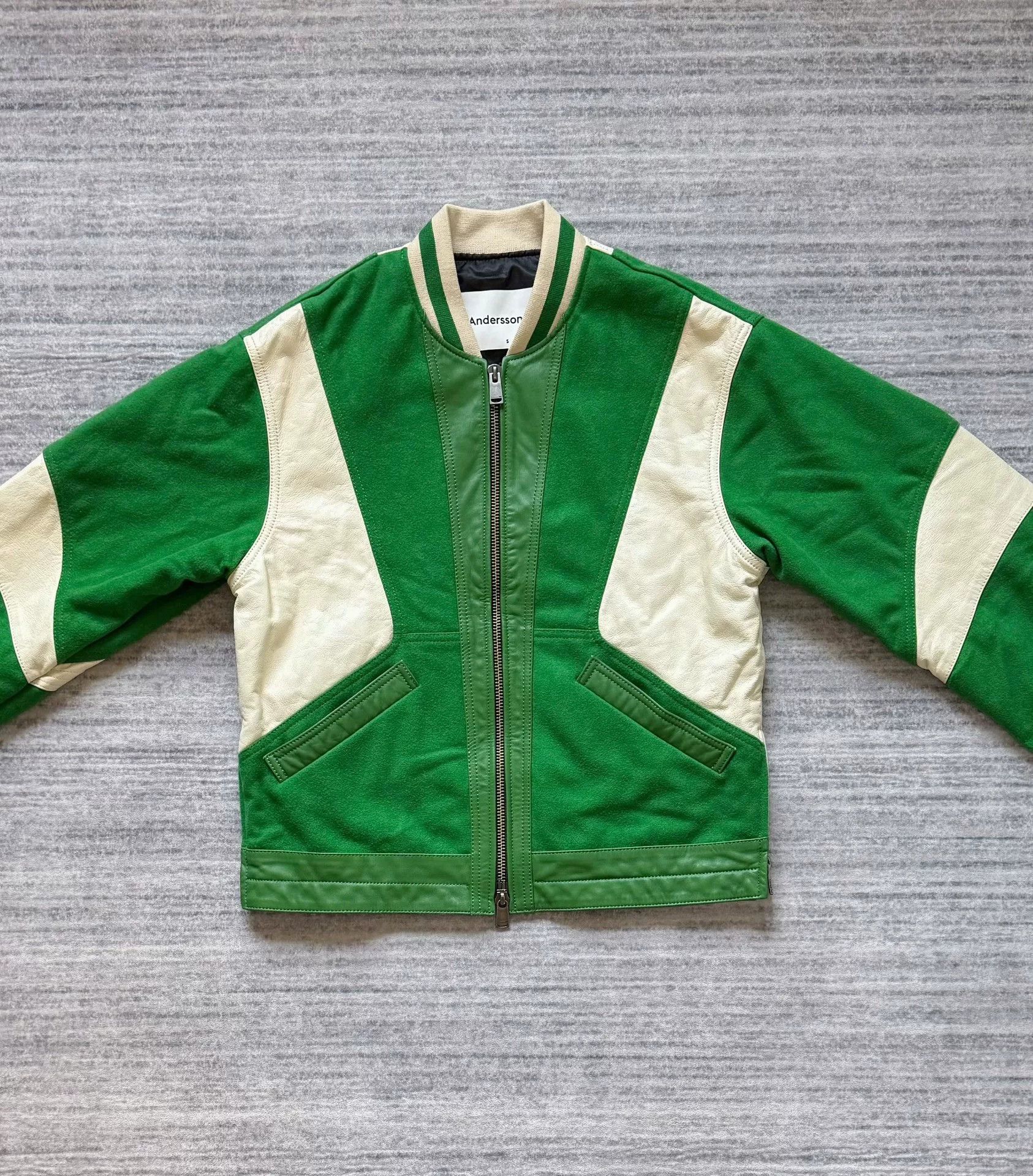 Andersson Bell andersson bell green and white varsity jacket Size US S / EU 44-46 / 1 - 2 Thumbnail