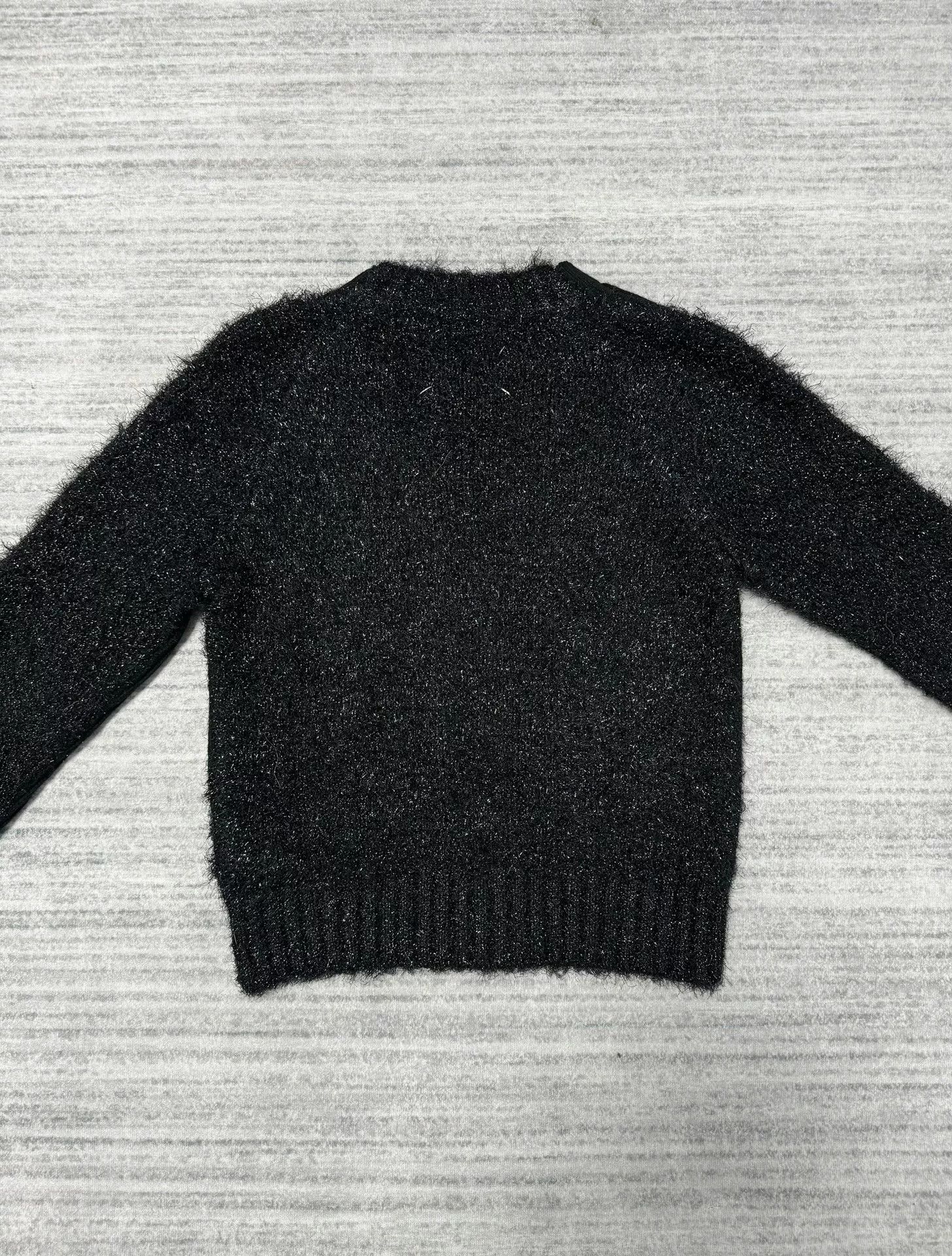 Maison Margiela black wool cardigan with silver sequins Size S / US 4 / IT 40 - 2 Thumbnail