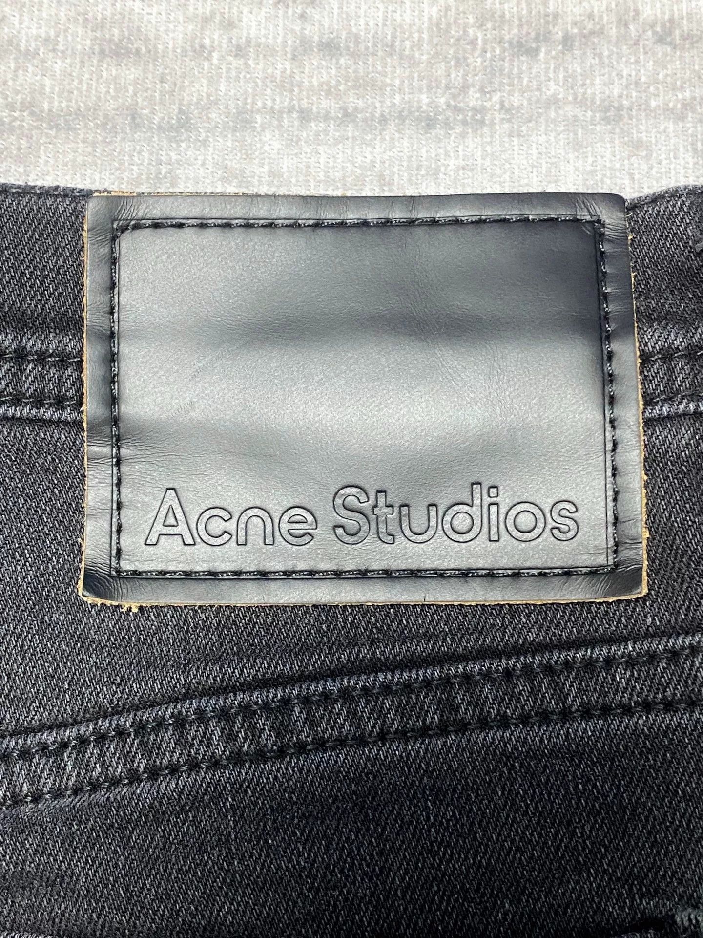 Acne Studios black slim-fit straight-leg jeans Size US 29 - 7 Thumbnail