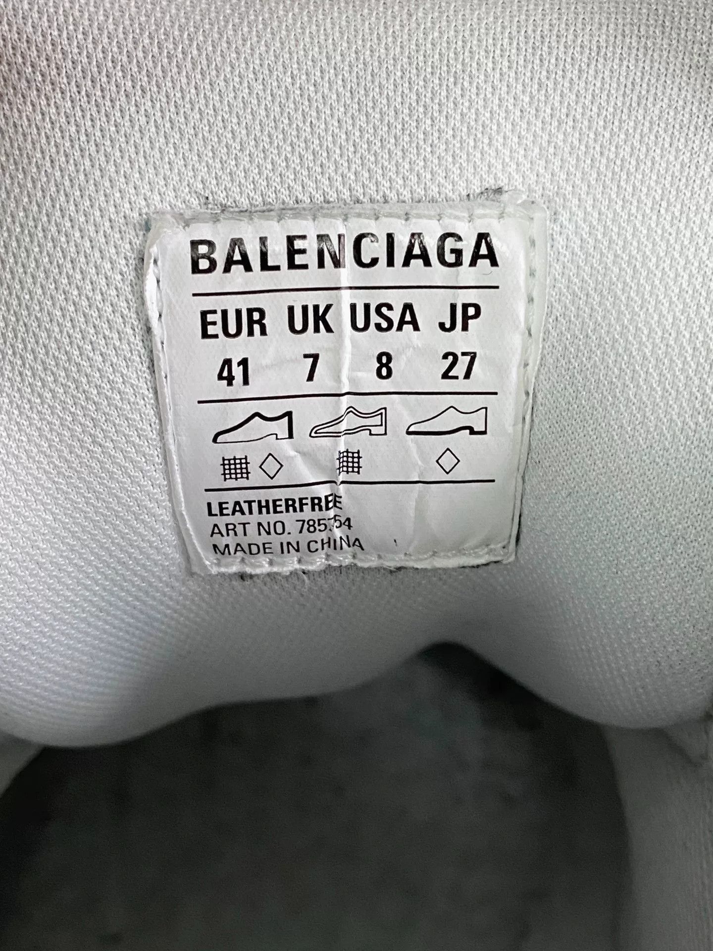 Balenciaga Balenciaga White Blue Thick Sole Dad Sneakers Size US 8 / EU 41 - 7 Thumbnail