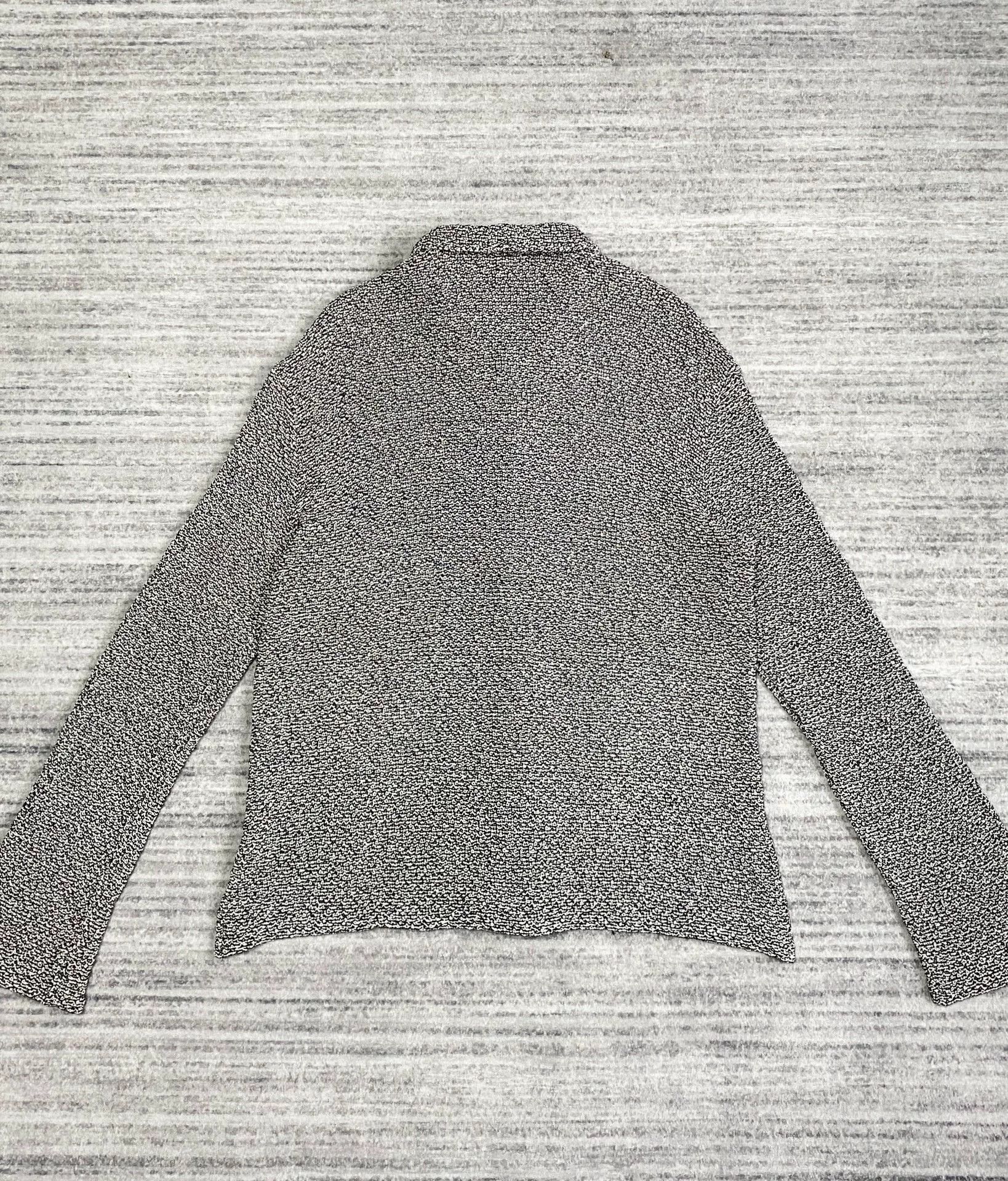 Our Legacy Our Legacy Black and White Cardigan Size L / US 10 / IT 46 - 2 Thumbnail