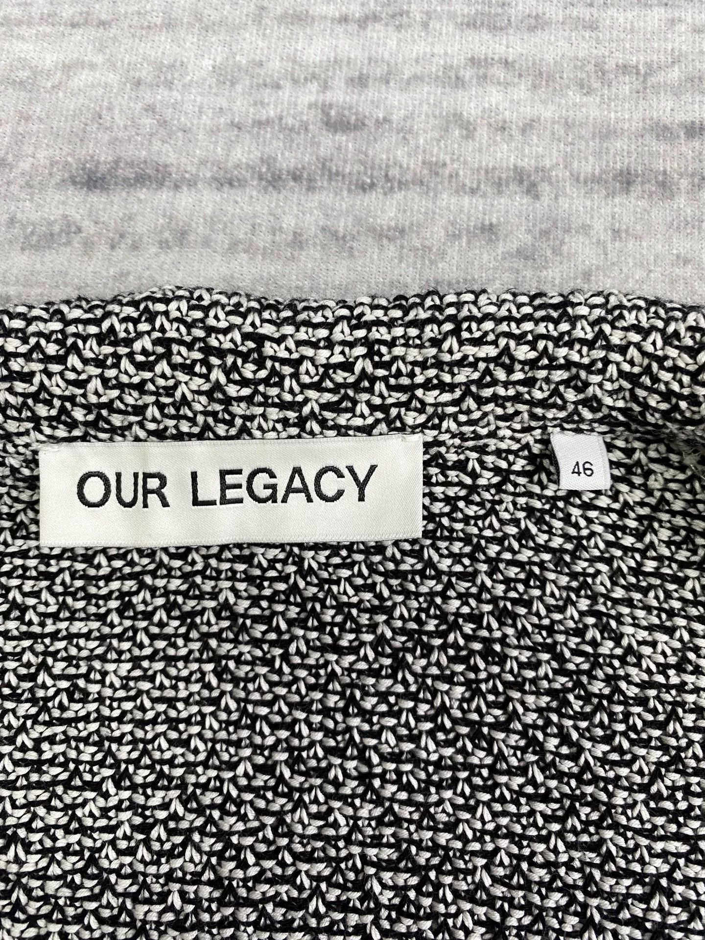Our Legacy Our Legacy Black and White Cardigan Size L / US 10 / IT 46 - 6 Thumbnail