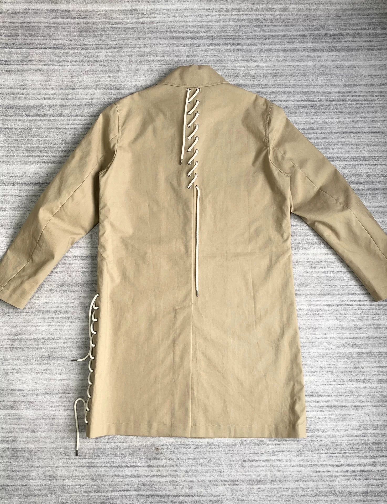 Craig Green khaki drawstring belt trench coat Size US S / EU 44-46 / 1 - 2 Thumbnail