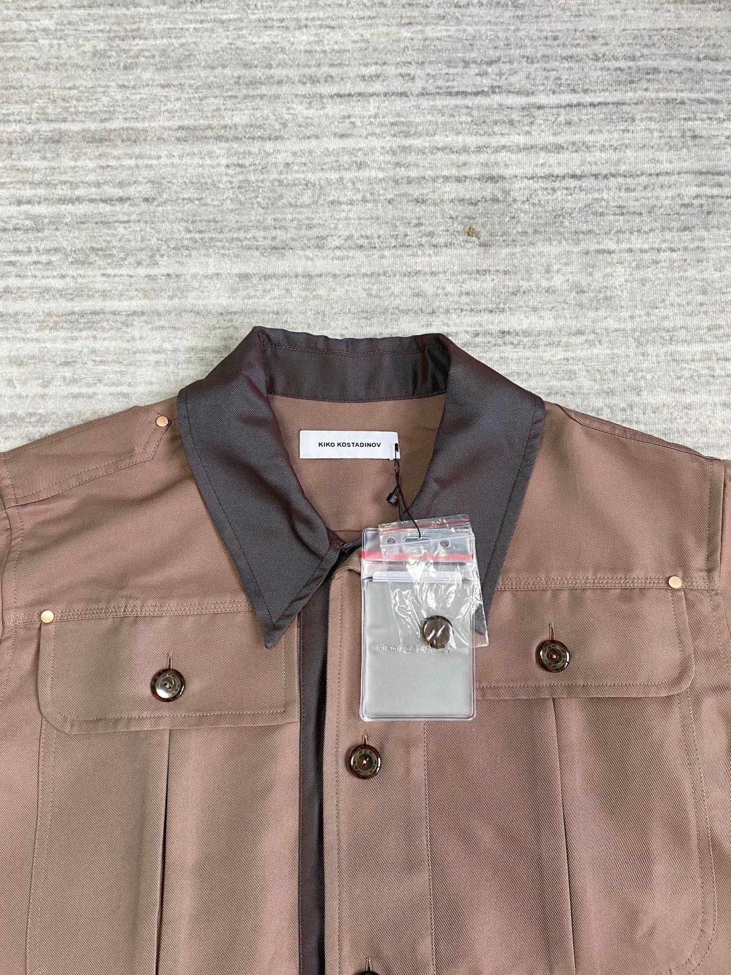 Kiko Kostadinov brown patchwork jacket by Kiko Kostadinov Size US M / EU 48-50 / 2 - 5 Thumbnail