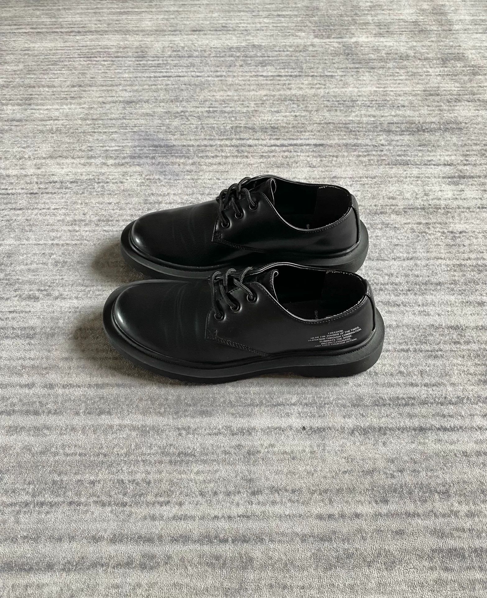 Undercover GU x Undercover Black Derby Shoes Size US 8.5 / EU 41-42 - 3 Thumbnail