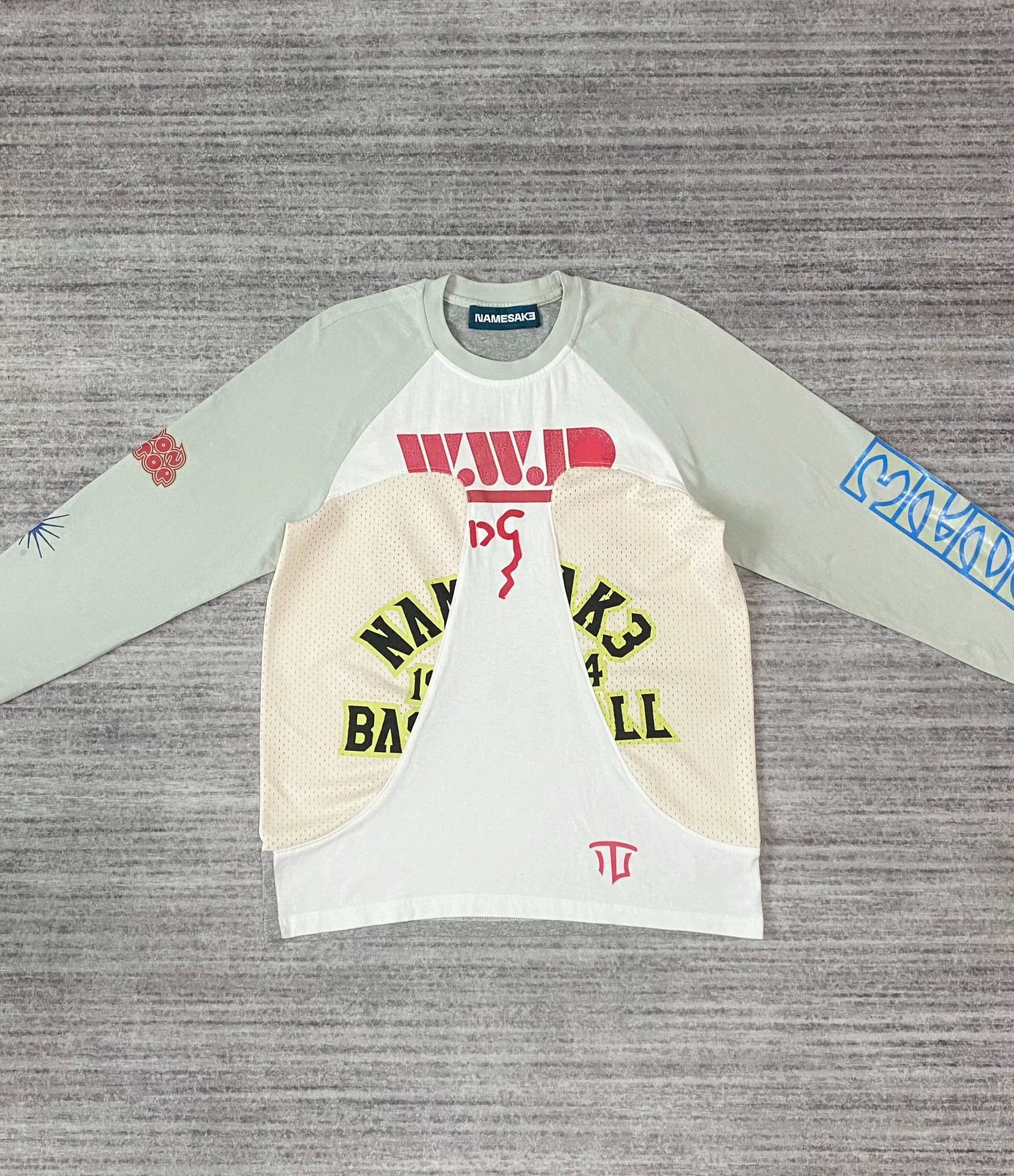 NAMESAKE namesake color block basketball long sleeve tee Size US XS / EU 42 / 0 - 2 Thumbnail