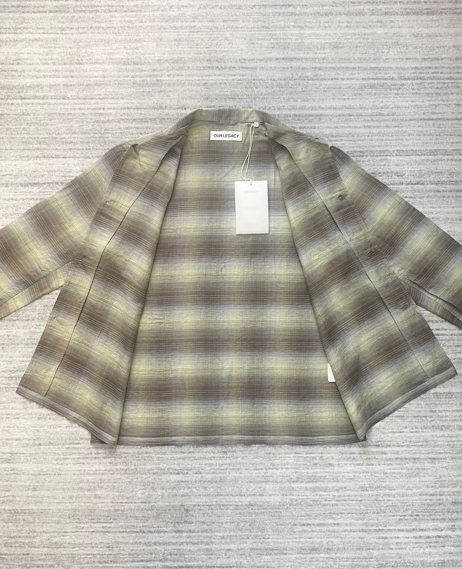 Our Legacy Our Legacy Murky Static Checkered Shirt Size US M / EU 48-50 / 2 - 5 Thumbnail