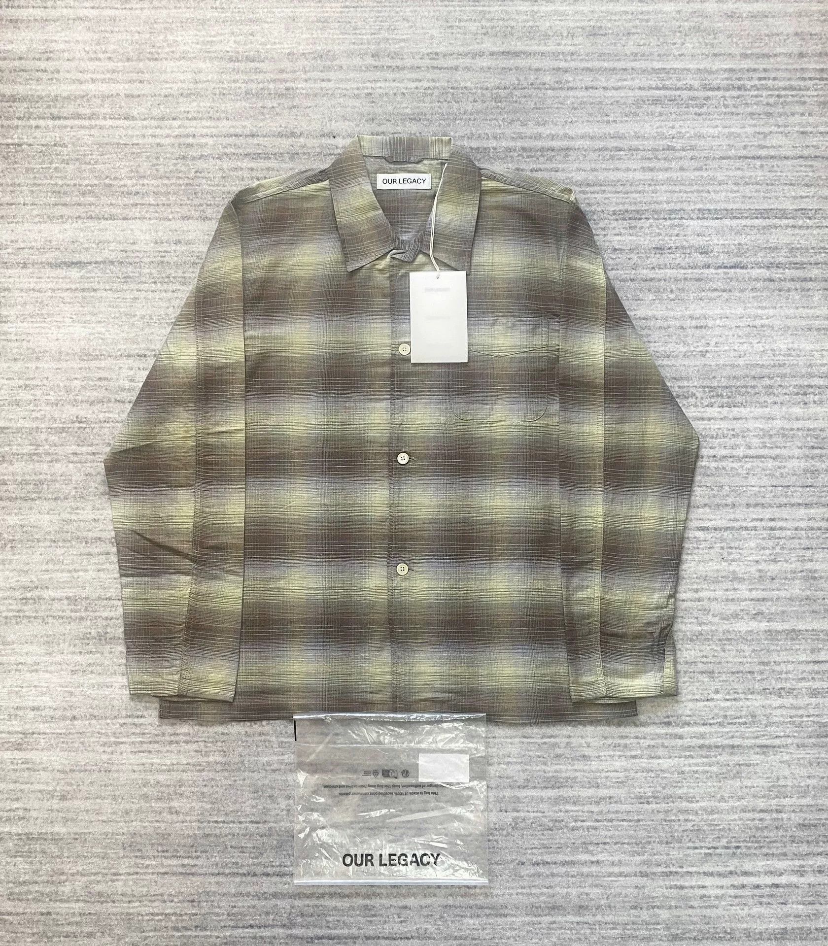 Our Legacy Our Legacy Murky Static Checkered Shirt Size US M / EU 48-50 / 2 - 2 Thumbnail
