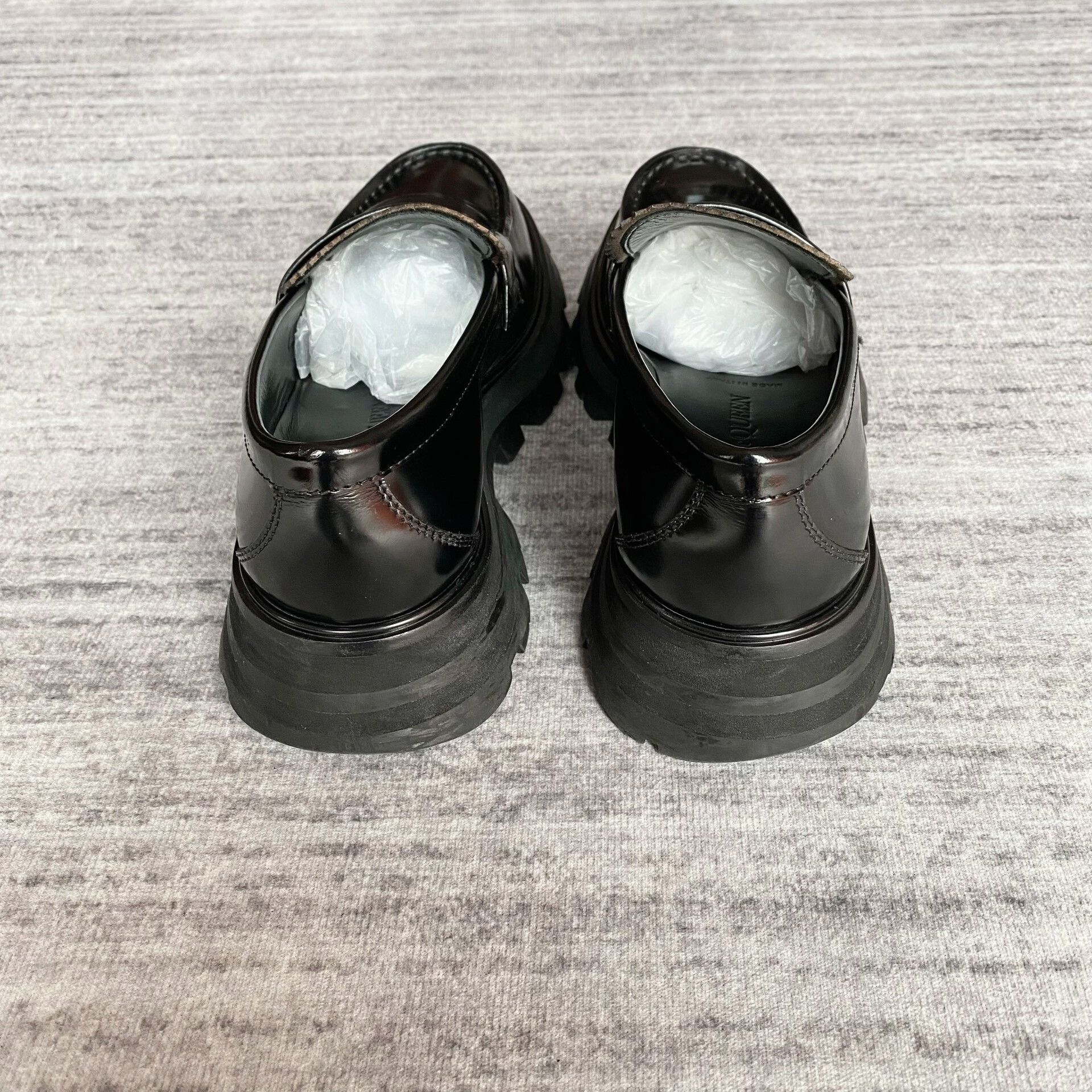 Alexander McQueen black round toe mary jane loafers Size US 6 / IT 36 - 5 Thumbnail