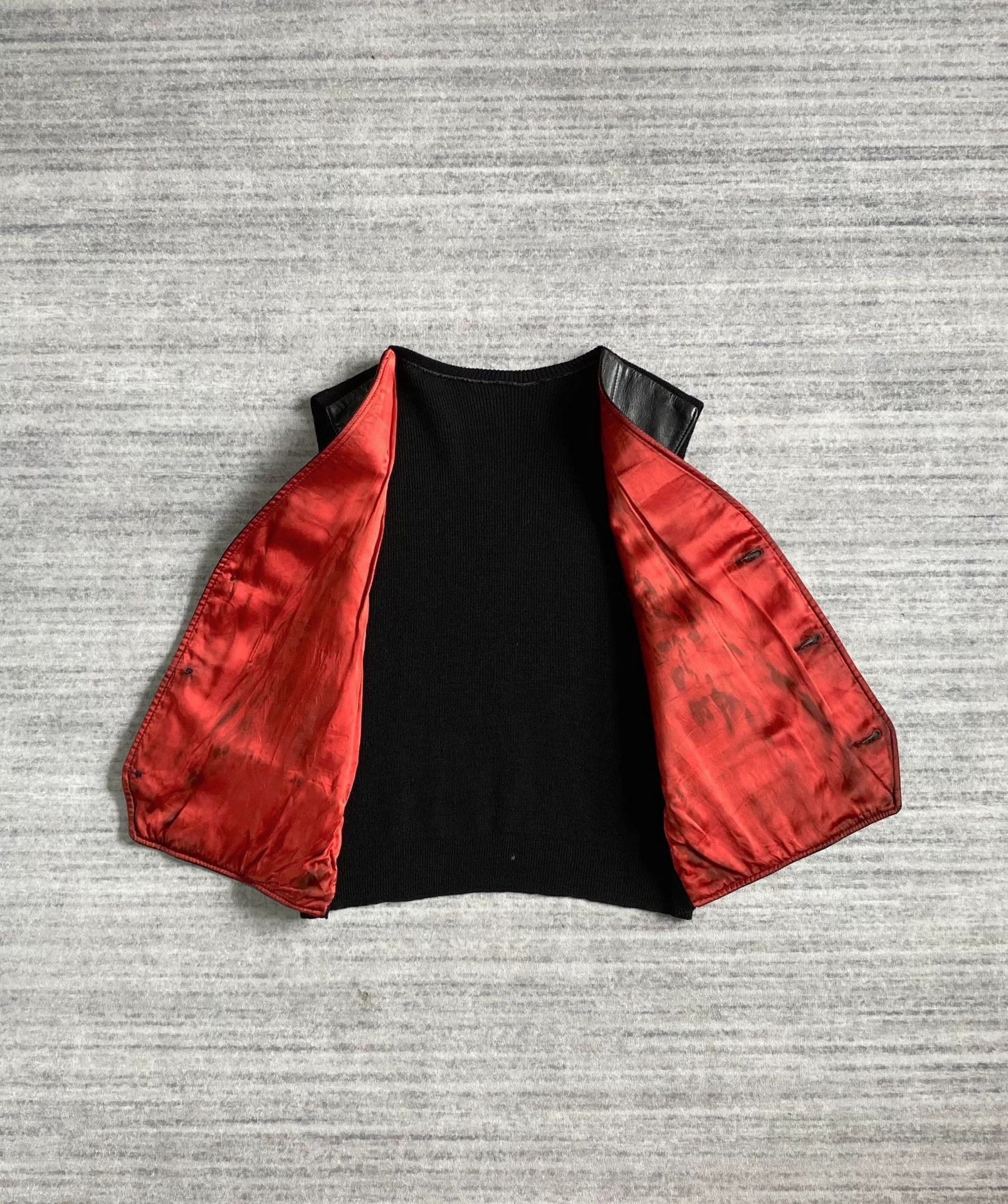 Vintage vintage western sleeveless leather vest Size US M / EU 48-50 / 2 - 3 Thumbnail