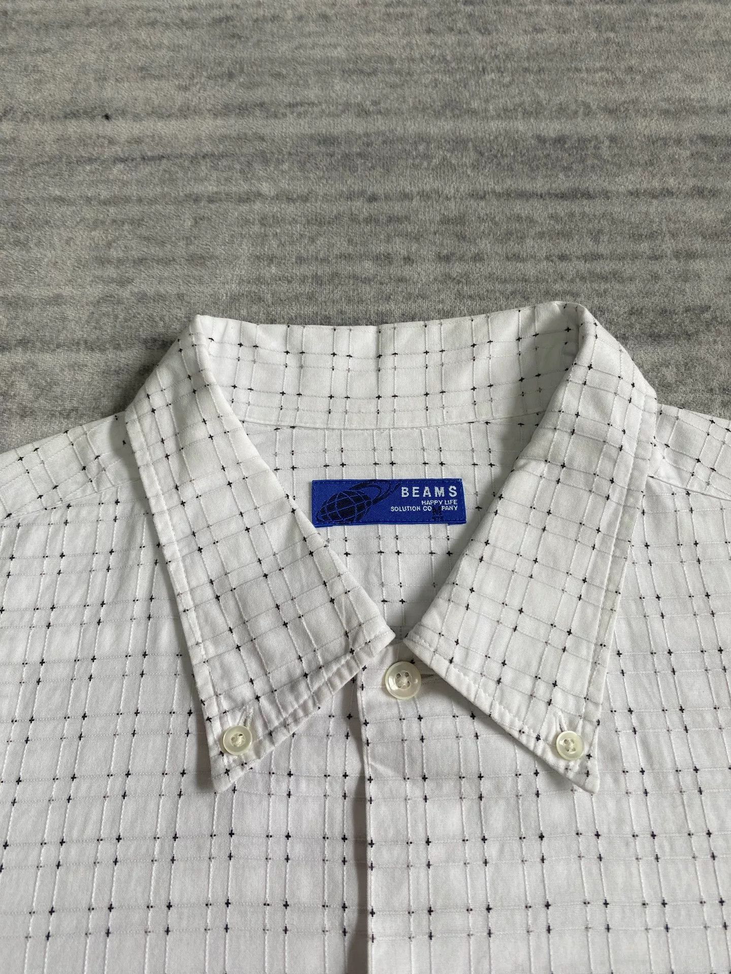 VINNY's vintage black and white check long sleeve shirt Size US M / EU 48-50 / 2 - 5 Thumbnail