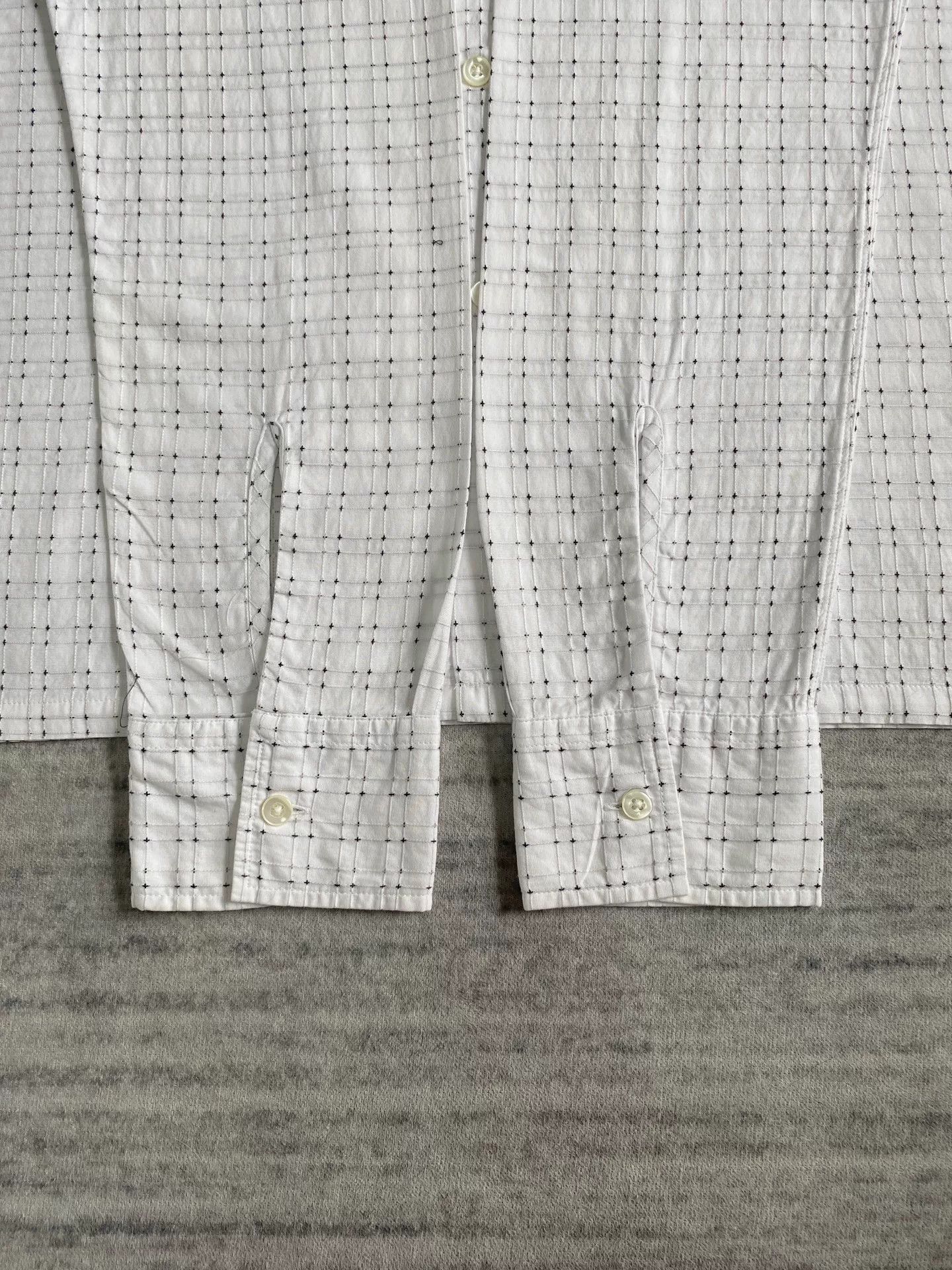 VINNY's vintage black and white check long sleeve shirt Size US M / EU 48-50 / 2 - 6 Thumbnail