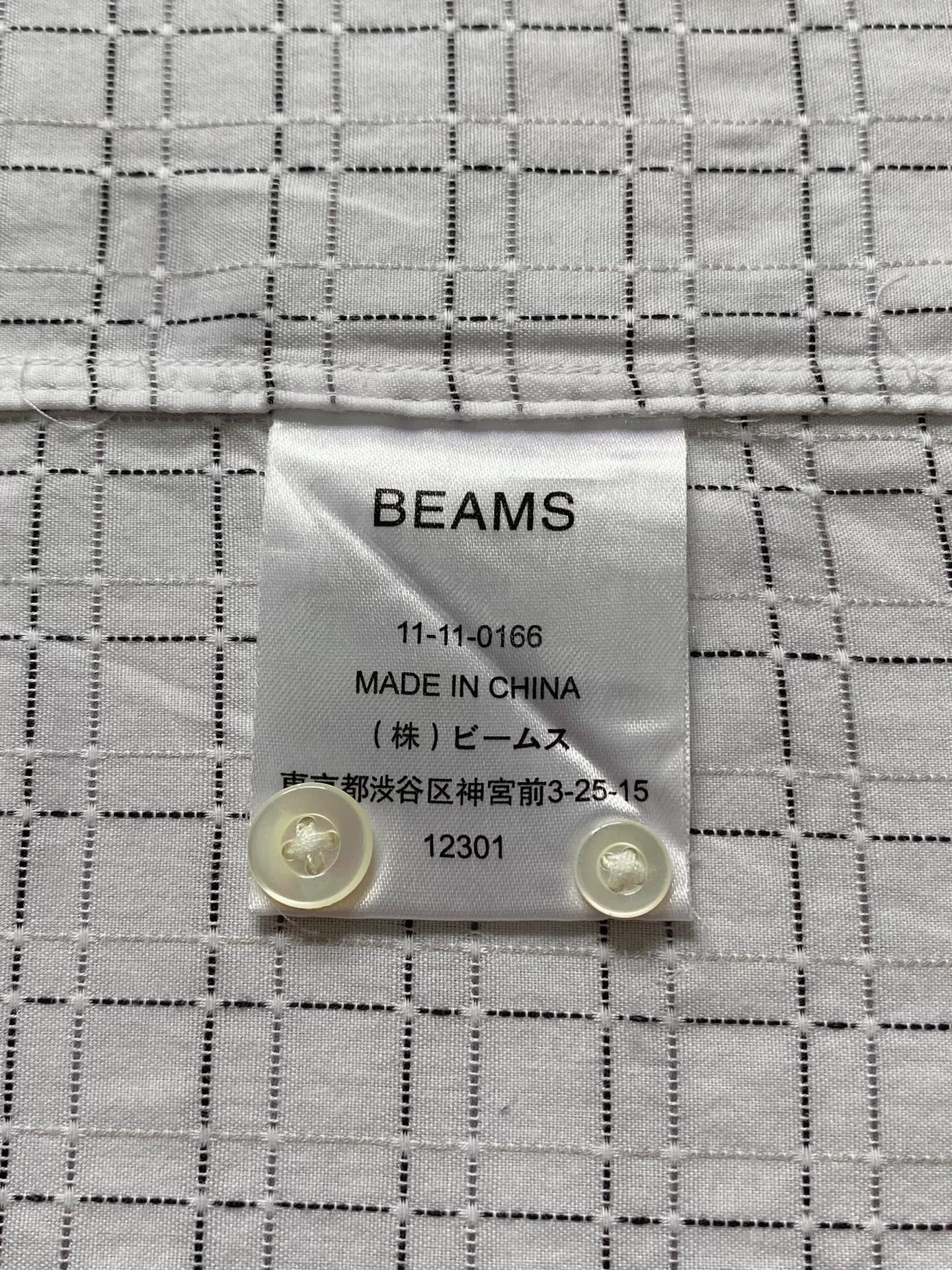 VINNY's vintage black and white check long sleeve shirt Size US M / EU 48-50 / 2 - 8 Thumbnail