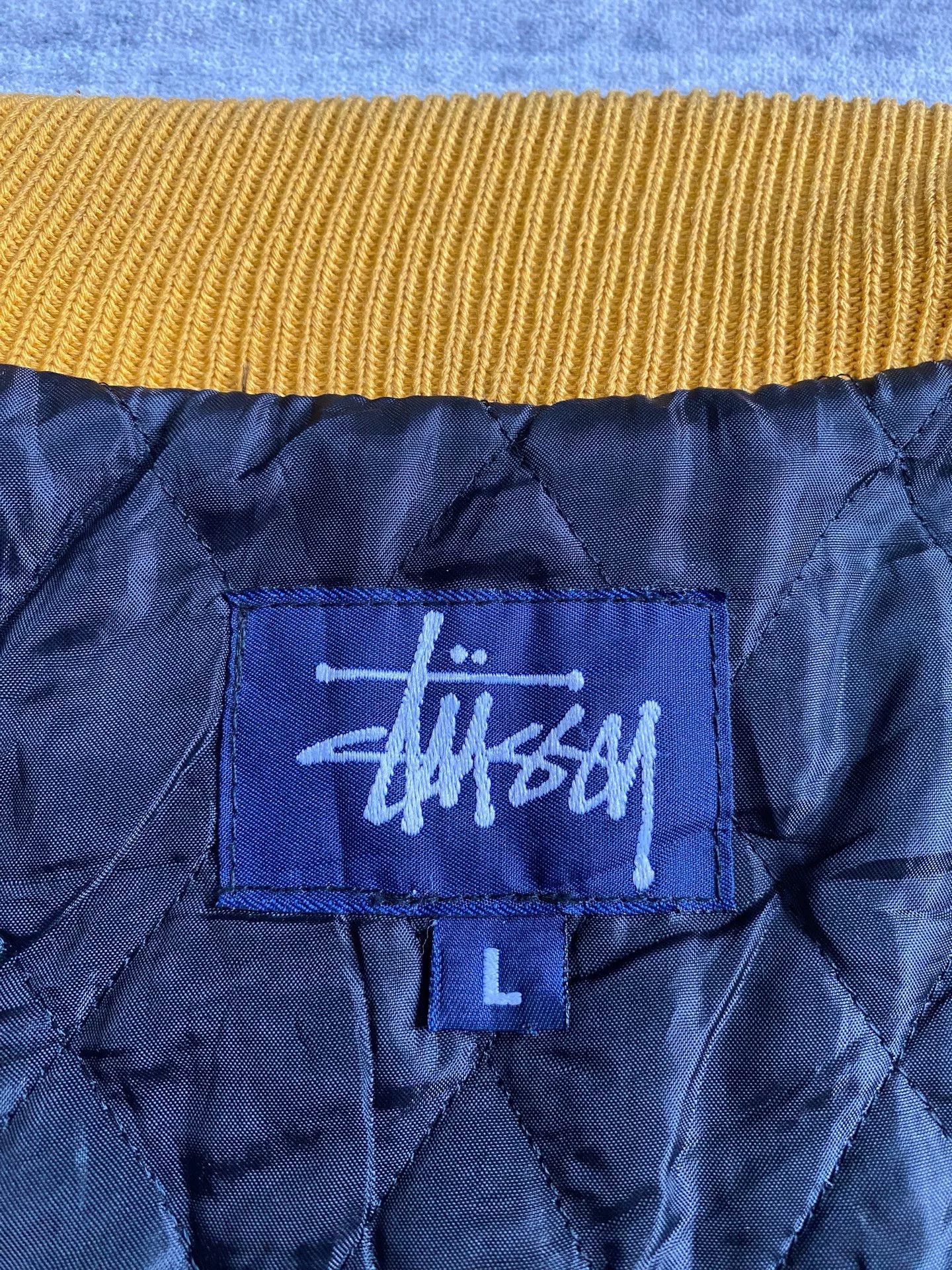 Stussy stussy big 4 vintage baseball jacket Size US L / EU 52-54 / 3 - 6 Thumbnail