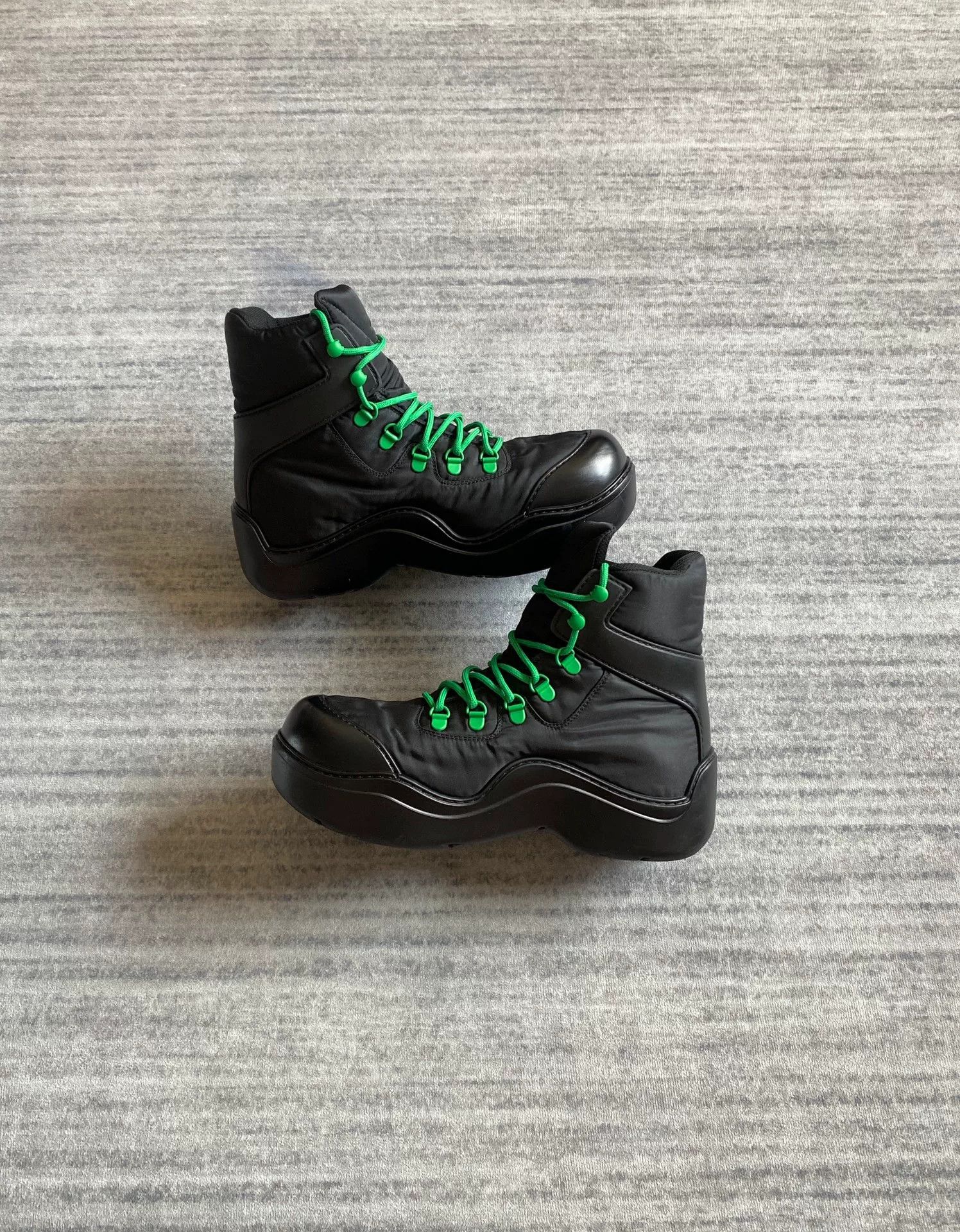 Bottega Veneta Bottega Veneta Black Green Hiking Boots Size US 7.5 / EU 40-41 - 4 Thumbnail