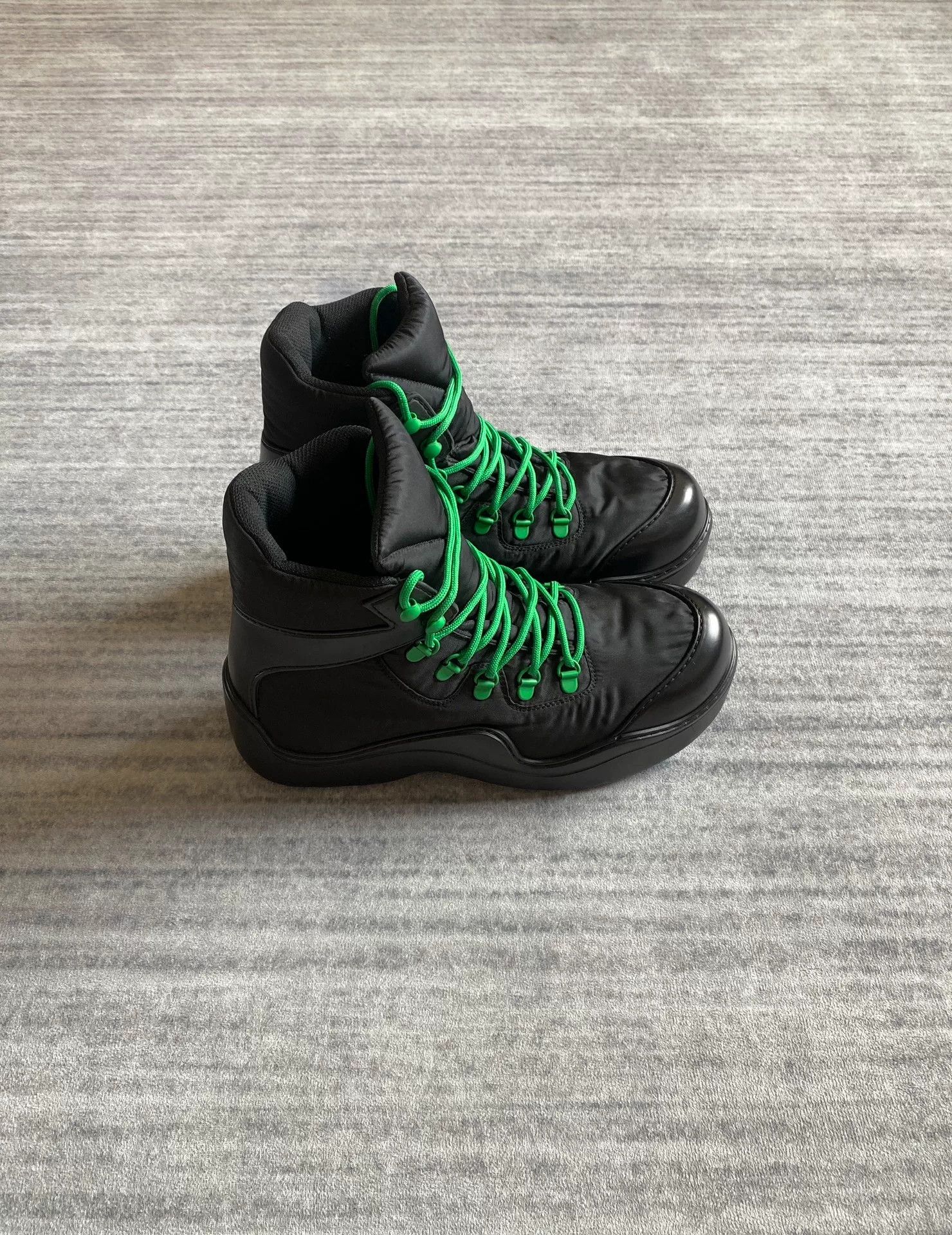Bottega Veneta Bottega Veneta Black Green Hiking Boots Size US 7.5 / EU 40-41 - 2 Thumbnail