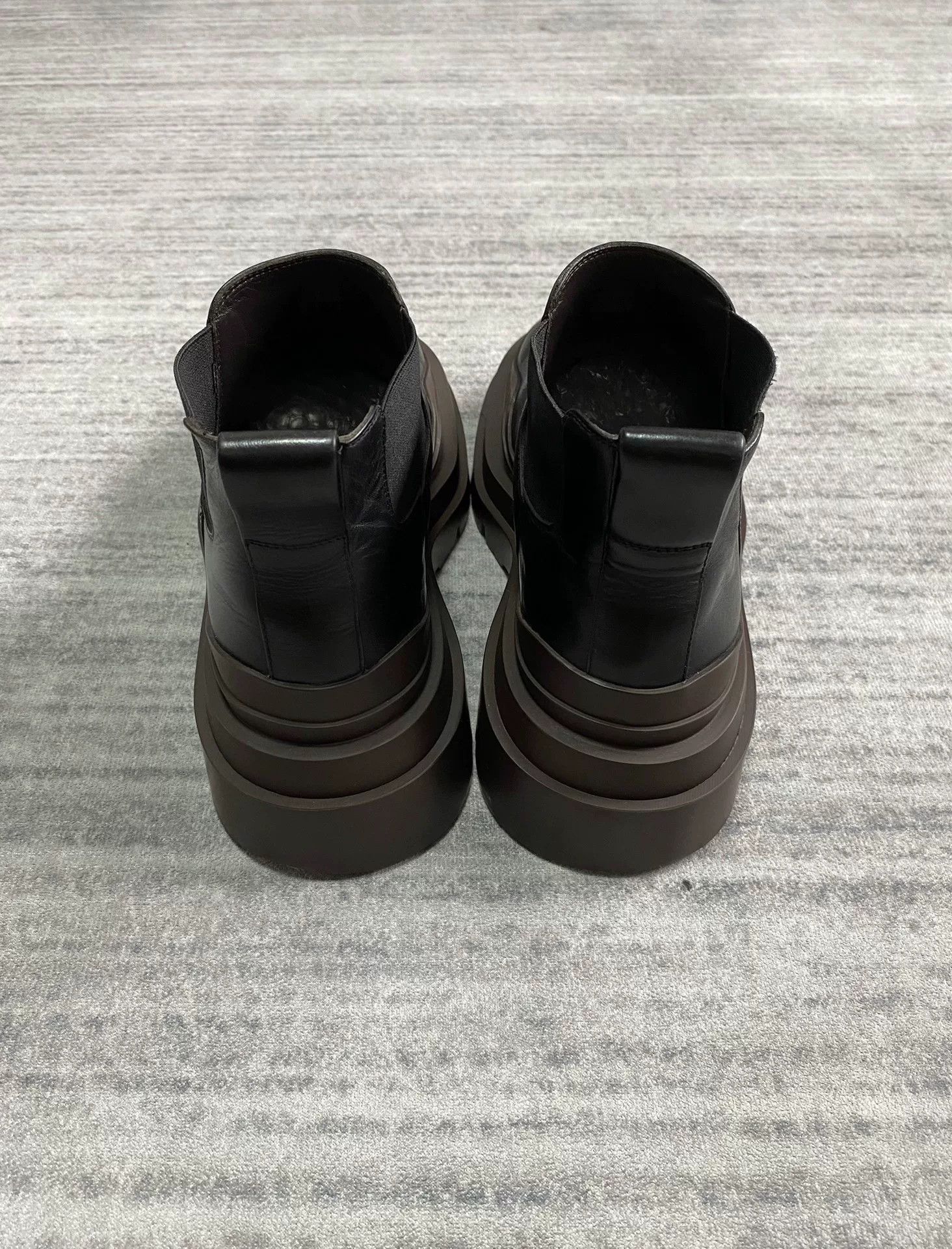 Bottega Veneta bottega veneta black chunky leather boots Size US 8 / EU 41 - 5 Thumbnail