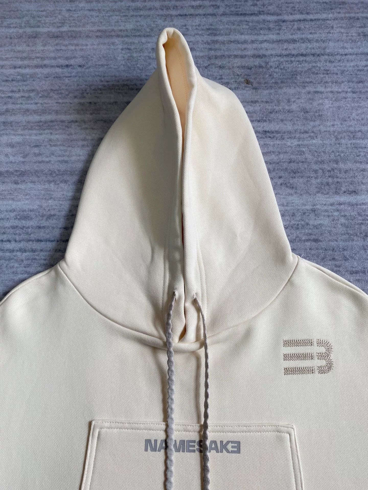 NAMESAKE cream embroidered hoodie with drawstrings Size S / US 4 / IT 40 - 4 Thumbnail