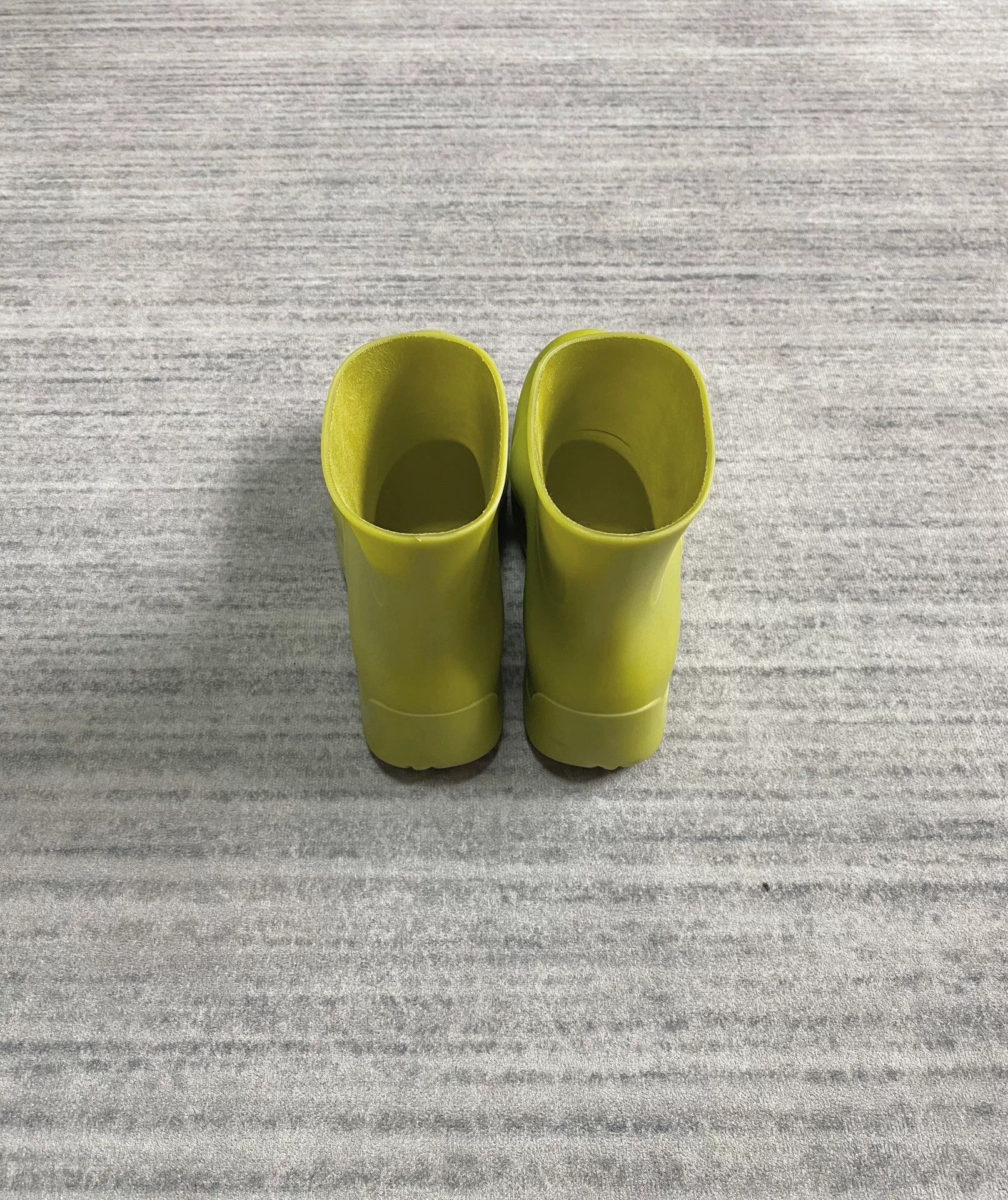 Bottega Veneta Bottega Veneta Green Rubber Rain Boots Size US 6 / IT 36 - 5 Thumbnail