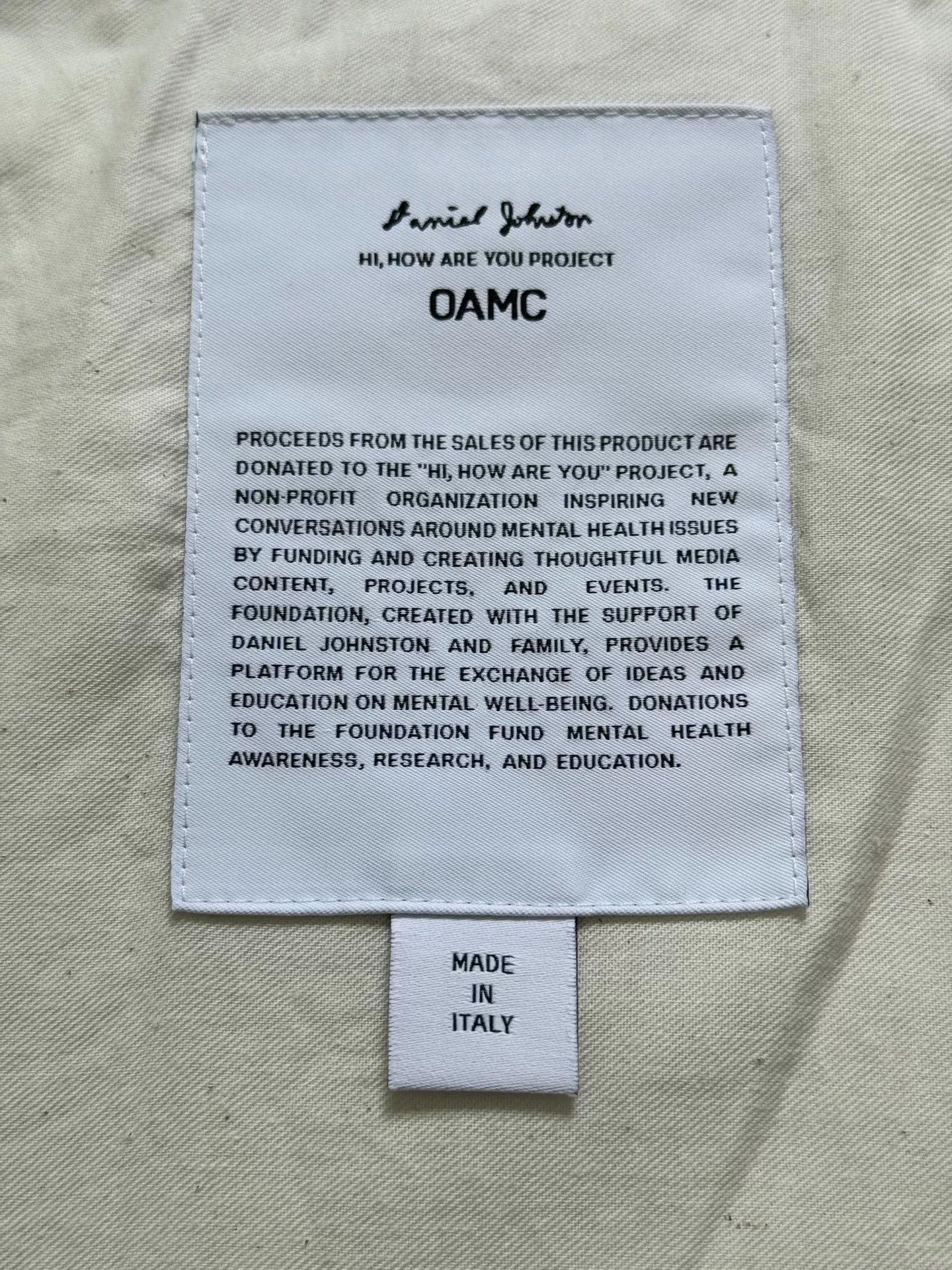 OAMC white patch bomber jacket by OAMC Size US S / EU 44-46 / 1 - 8 Thumbnail