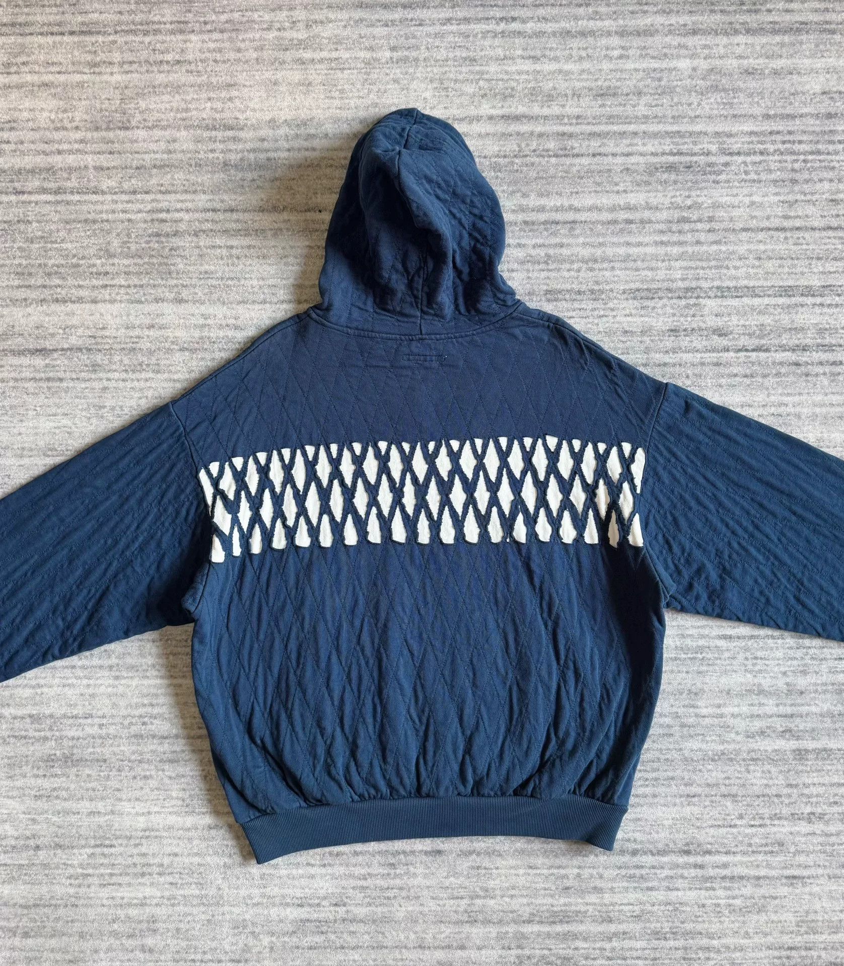 Stefan Cooke Stefan Cooke Hooded Diamond Pattern Sweatshirt Size US M / EU 48-50 / 2 - 3 Thumbnail