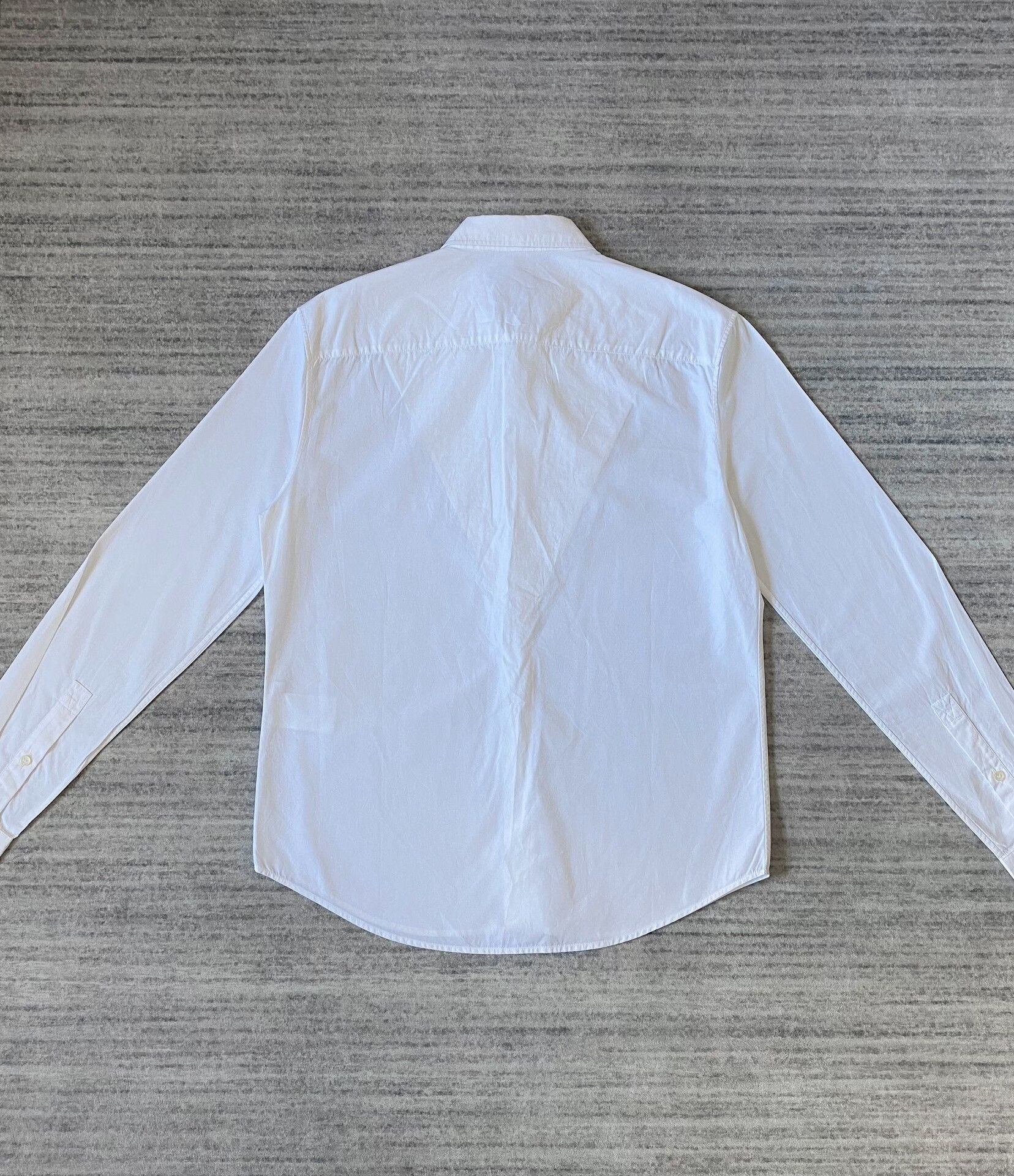 Bottega Veneta Bottega Veneta White Woven Shirt Jacket Size US L / EU 52-54 / 3 - 3 Thumbnail