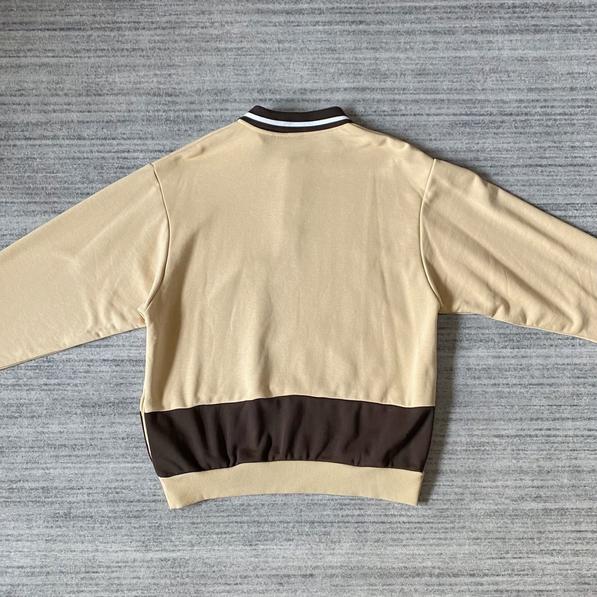 Travis Scott cactus jack brown long sleeve polo sweatshirt Size US M / EU 48-50 / 2 - 3 Thumbnail