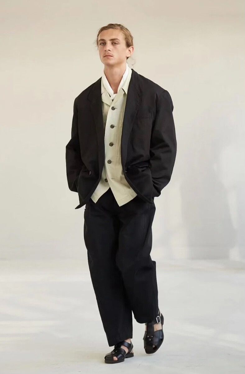 Lemaire multi-pocket boxy jacket shirt in cream Size US L / EU 52-54 / 3 - 7 Thumbnail