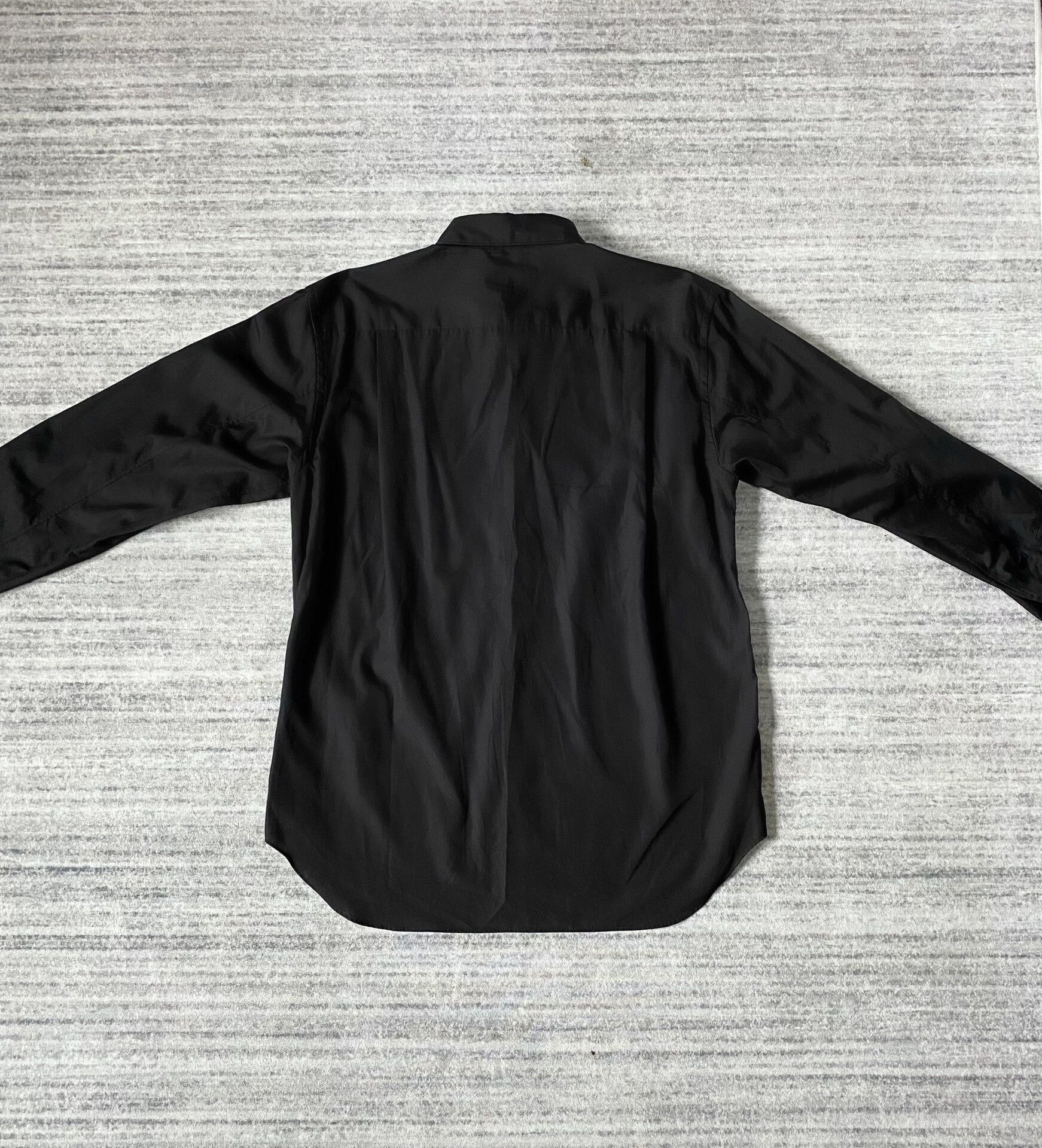 Comme des Garcons Comme Des Garcons Black Button-Up Shirt Jacket Size US XS / EU 42 / 0 - 3 Thumbnail