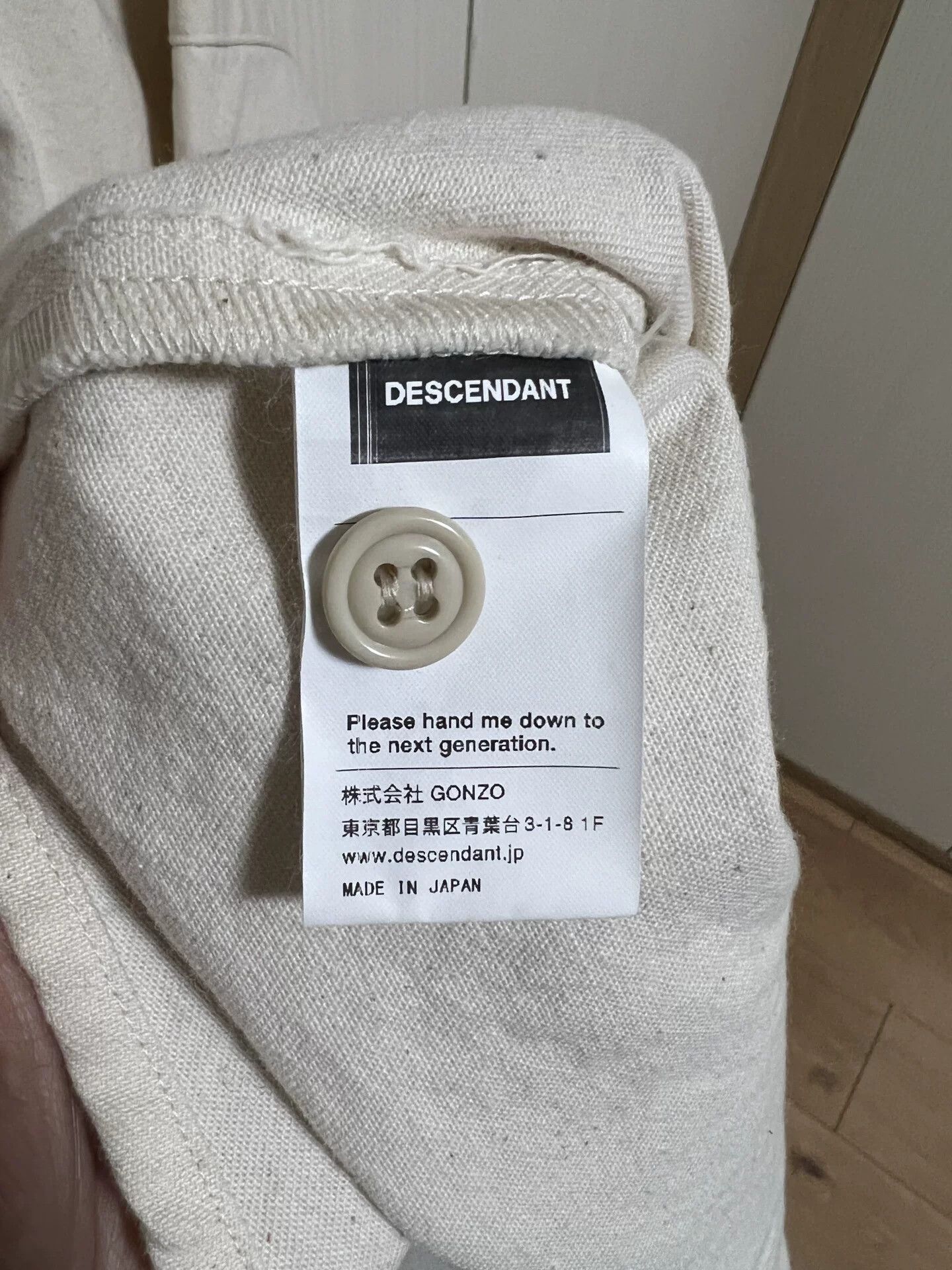 Descendant descendant baseball shirt in beige color Size US M / EU 48-50 / 2 - 3 Thumbnail