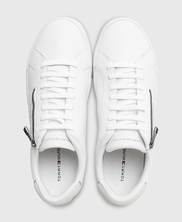 Tommy Hilfiger Th Court Zip Sneakers Size US 7 / EU 40 - 3 Thumbnail